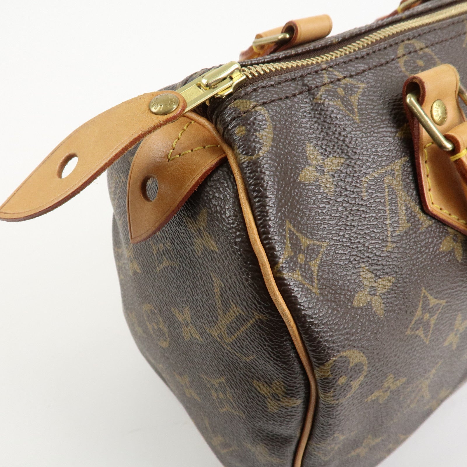 Louis Vuitton Monogram Speedy 25 Hand Bag Boston Bag M41528 Used