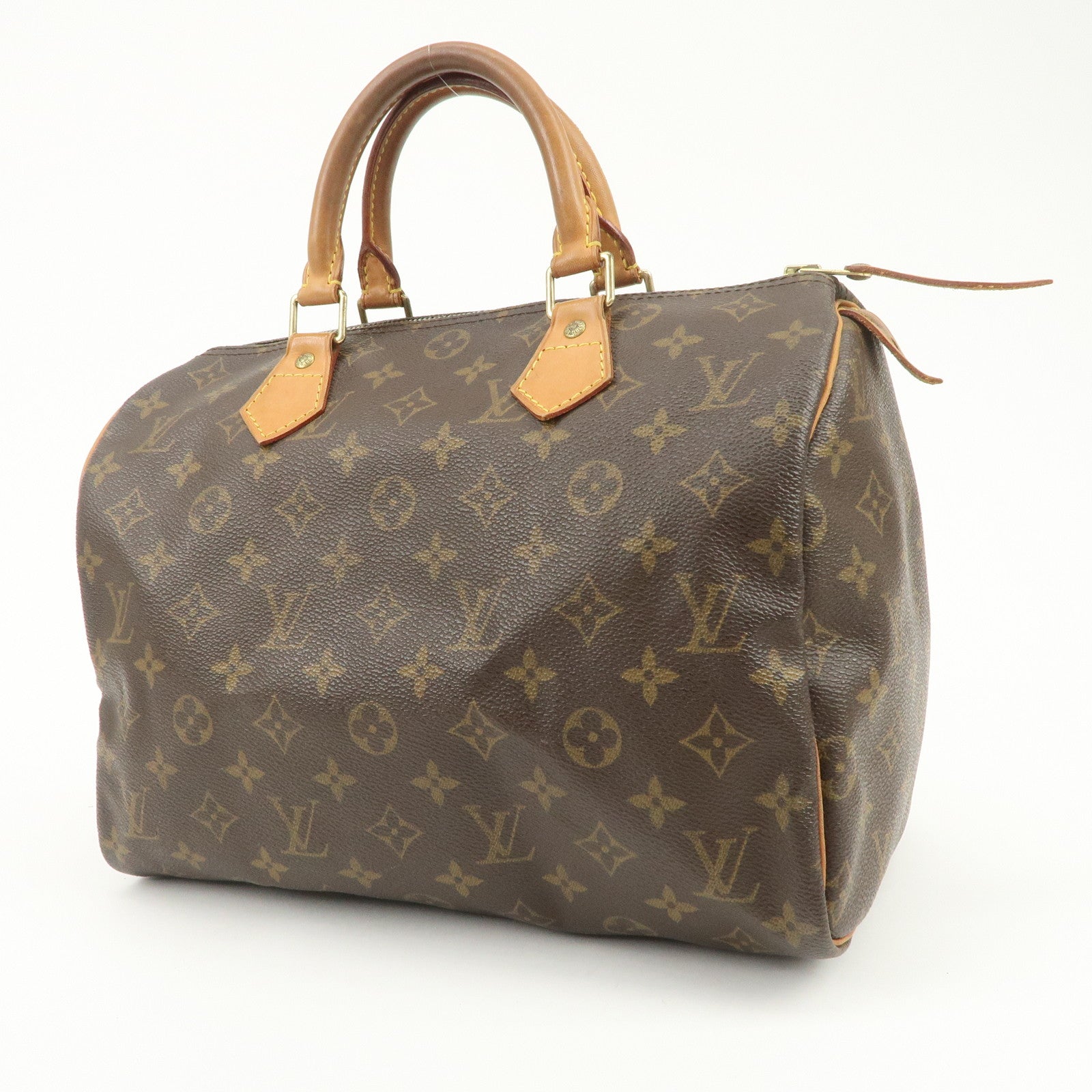 Louis Vuitton Monogram Speedy 30 Boston Bag Hand Bag Brown M41526