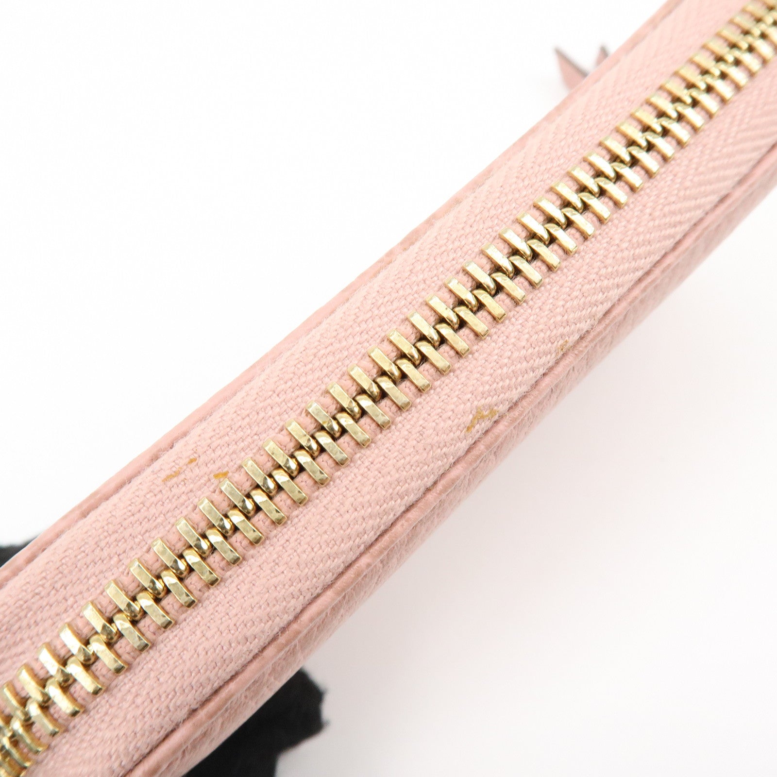 GUCCI Swing Leather Coin Case Compact Wallet Pink 368877
