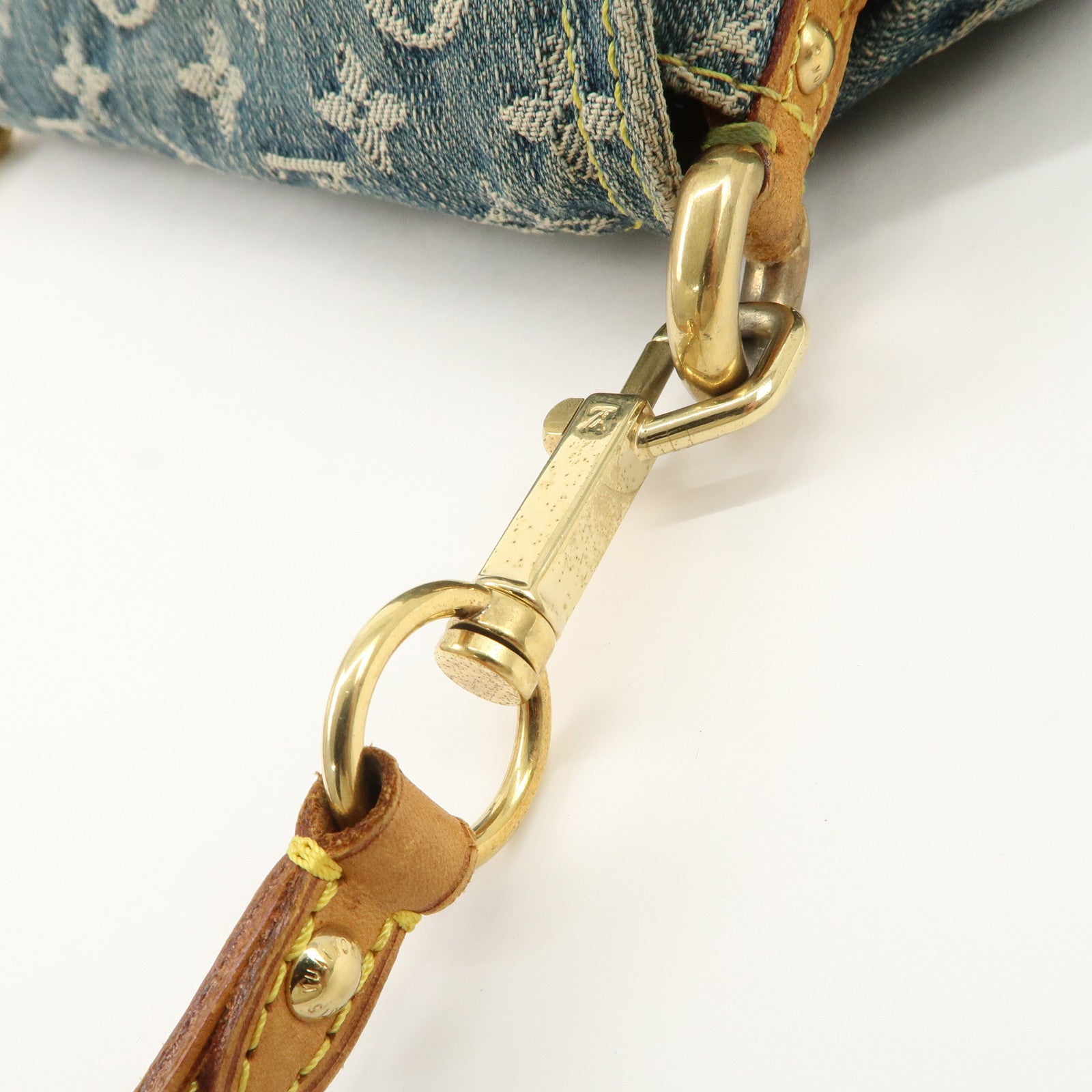 Louis Vuitton Monogram Denim Mini Pleaty Shoulder Bag M95050