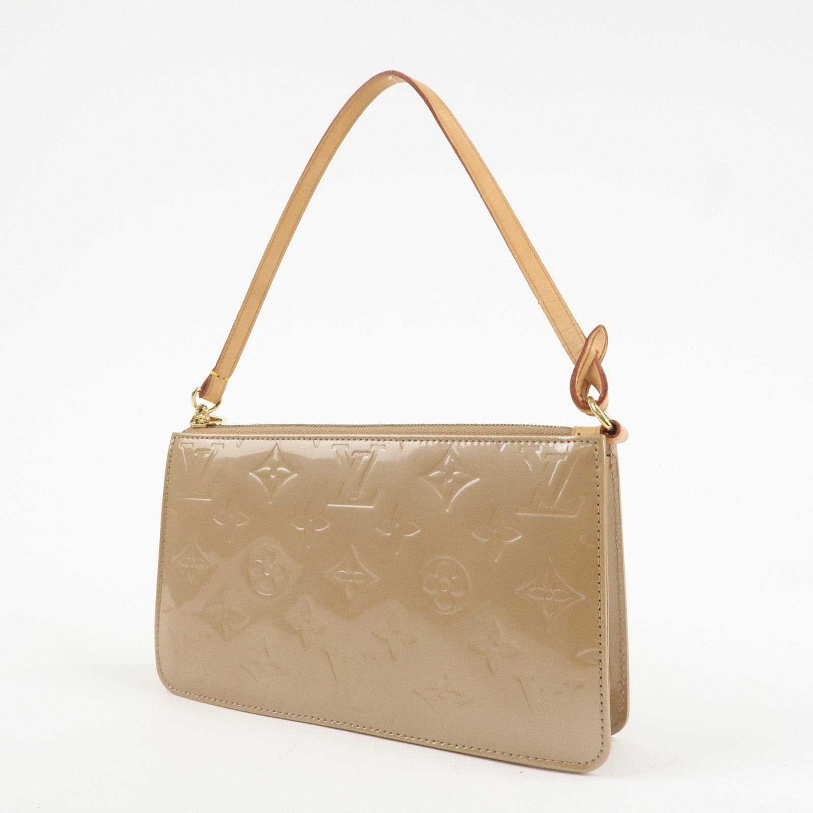 Louis Vuitton Monogram Vernis Pochette Accessoires Noisette M91343 Used