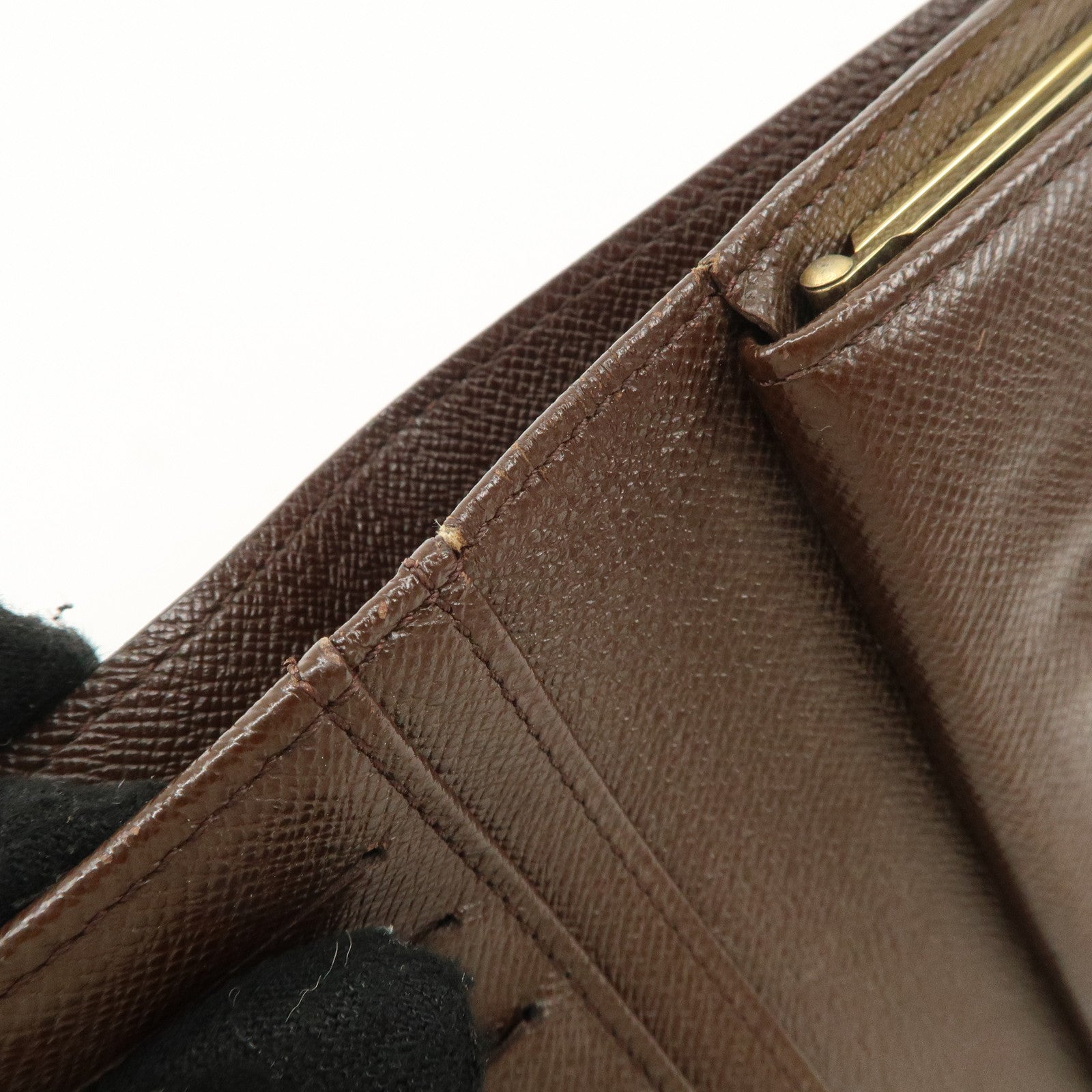 Louis Vuitton Set of 2 Monogram Damier Bi-fold Wallet M61207 N61664 Used