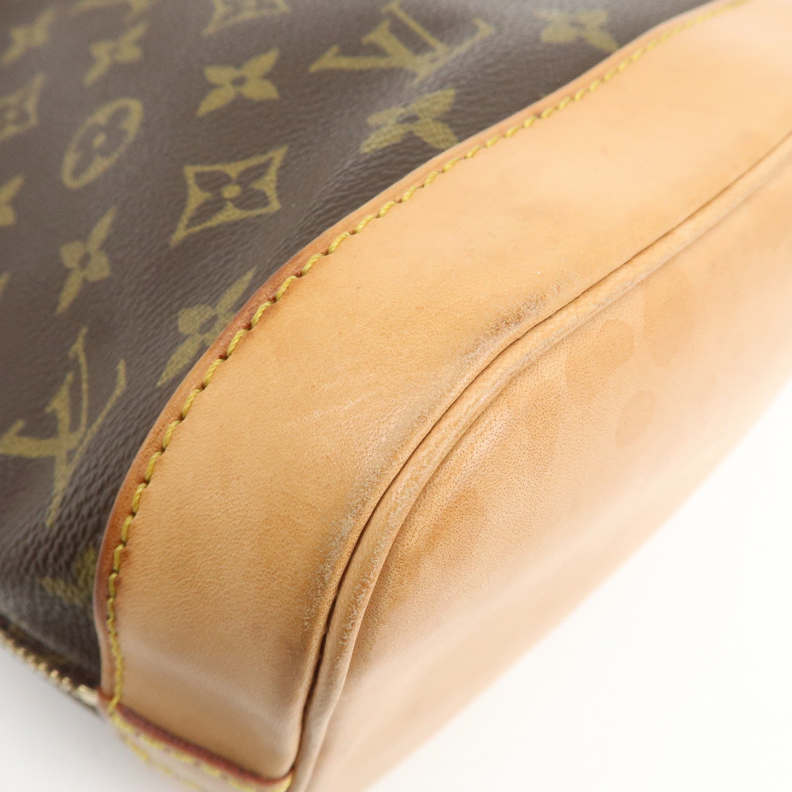 Louis Vuitton Monogram Canvas Alma Hand Bag Brown M51130