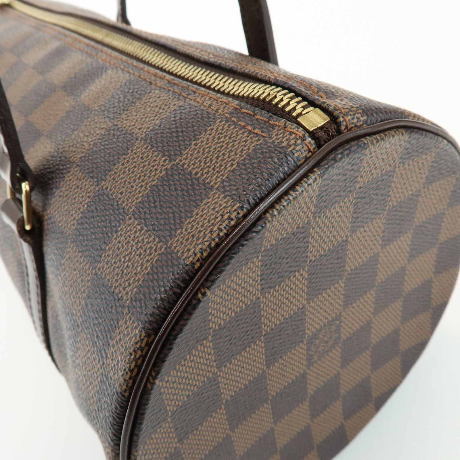 Louis Vuitton Damier Ebene Papillon 30 Hand Bag Brown N51303