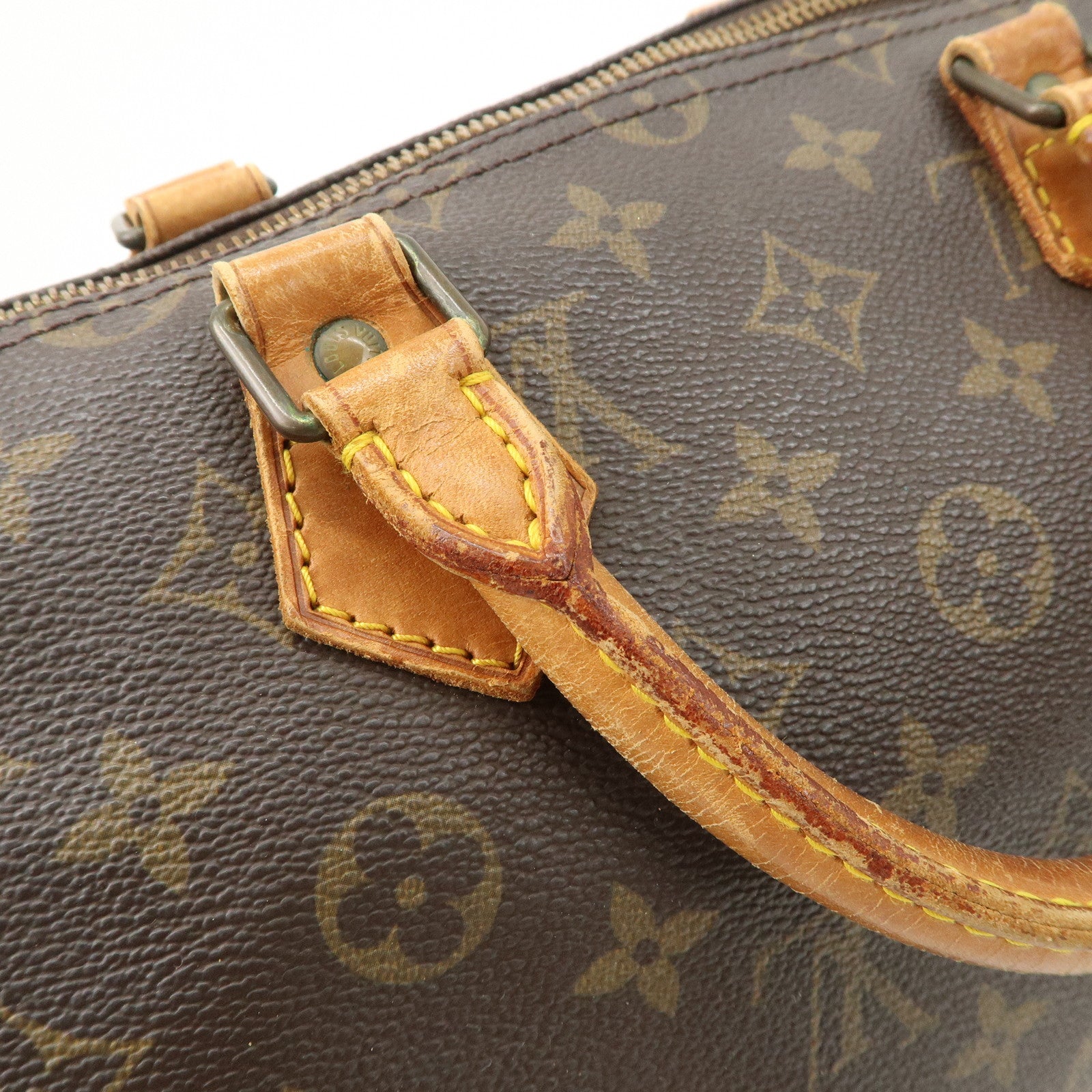 Louis Vuitton Monogram Speedy 35 Hand Bag Boston Bag M41524 Used