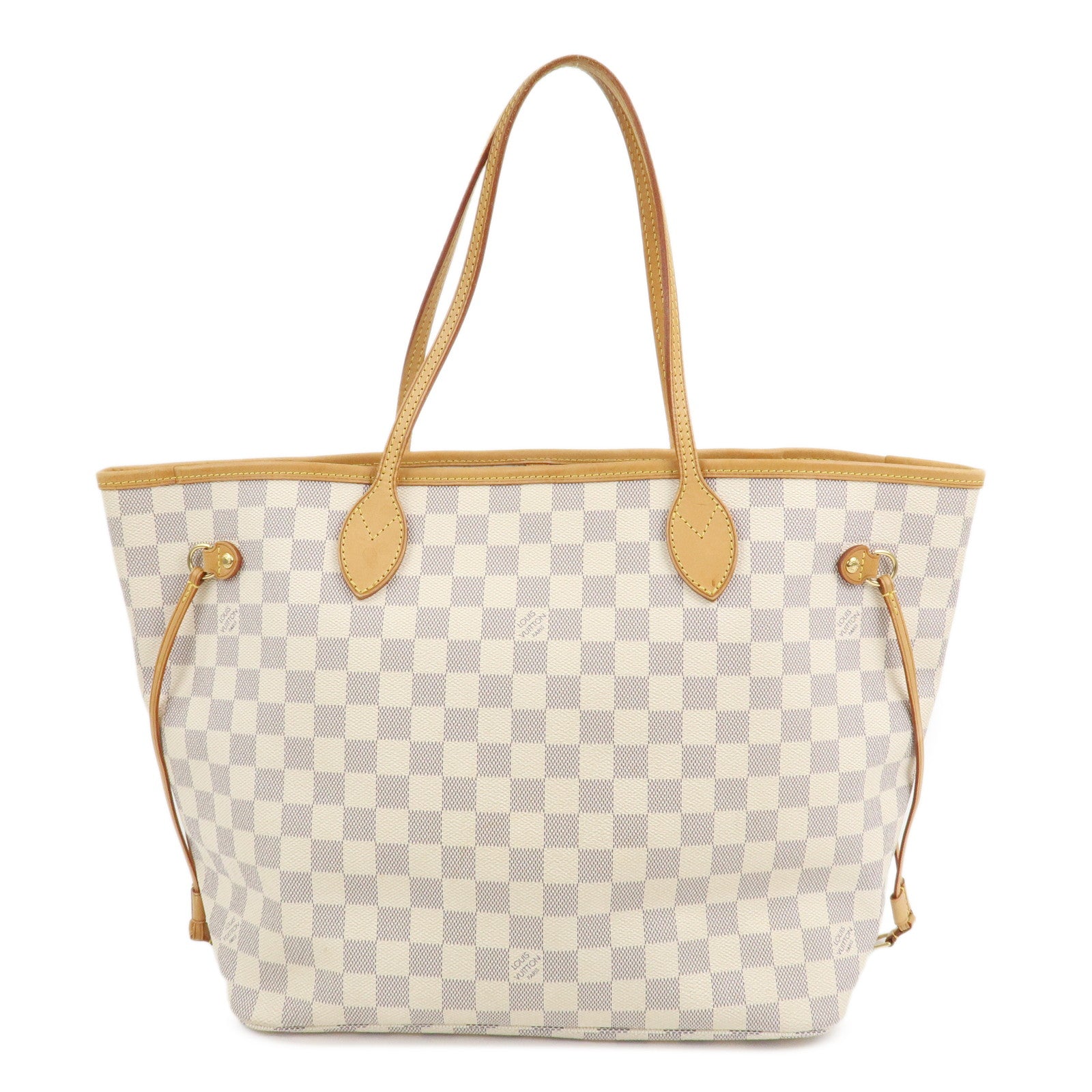 Louis Vuitton Damier Azur Neverfull MM Tote Bag Shoulder Bag N51107