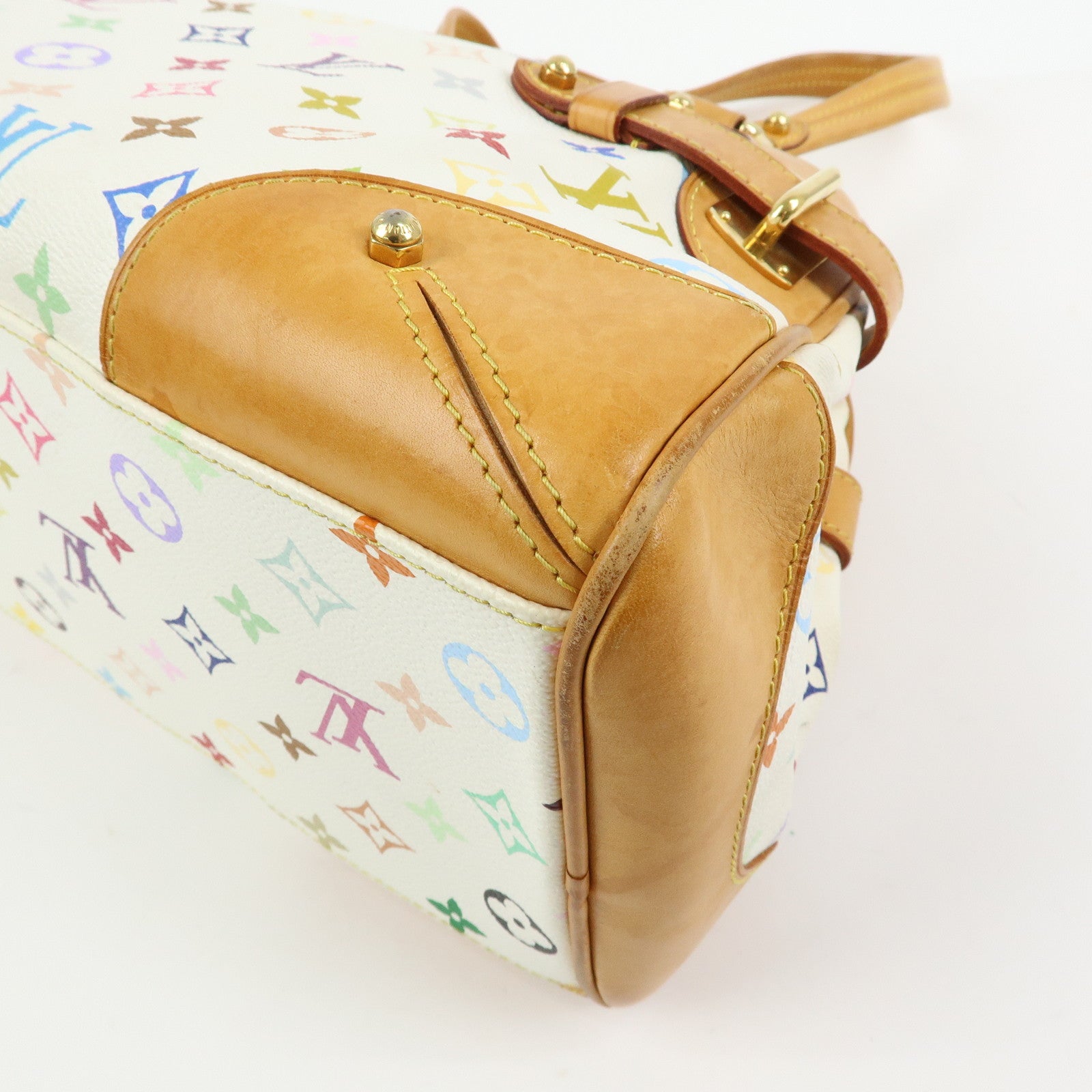 Louis Vuitton Monogram Multicolor Claudia Hand Bag Blanc M40193