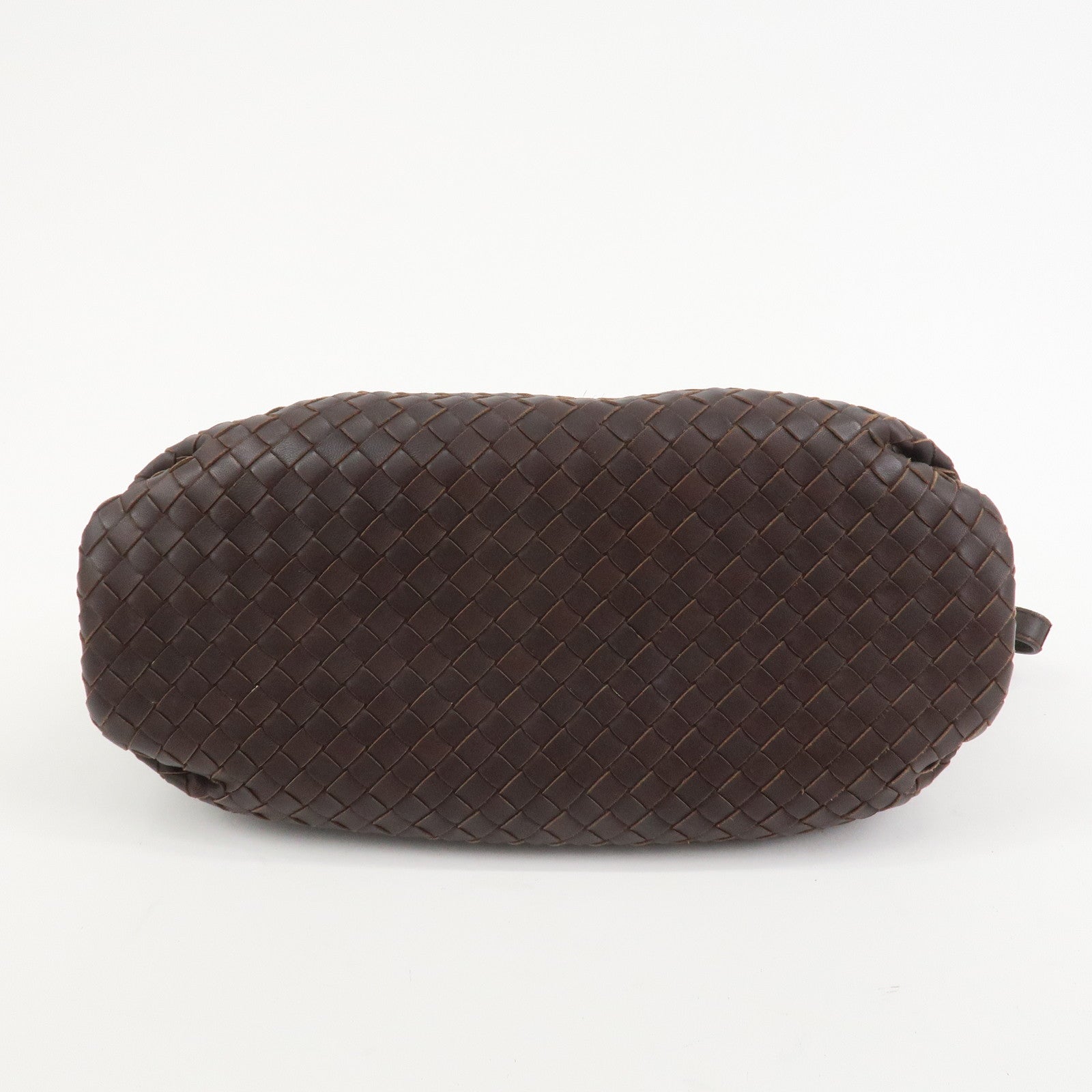 BOTTEGA VENETA Intrecciato Nappa Leather Shoulder Bag Brown