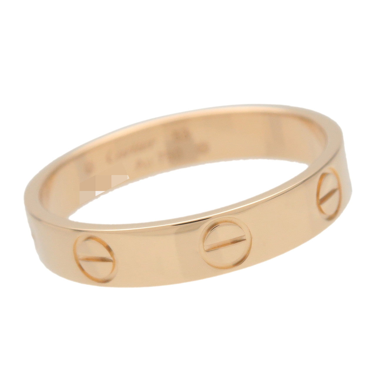 Cartier Mini Love Ring K18 750YG Yellow Gold #53 US6.5 EU53 HK14