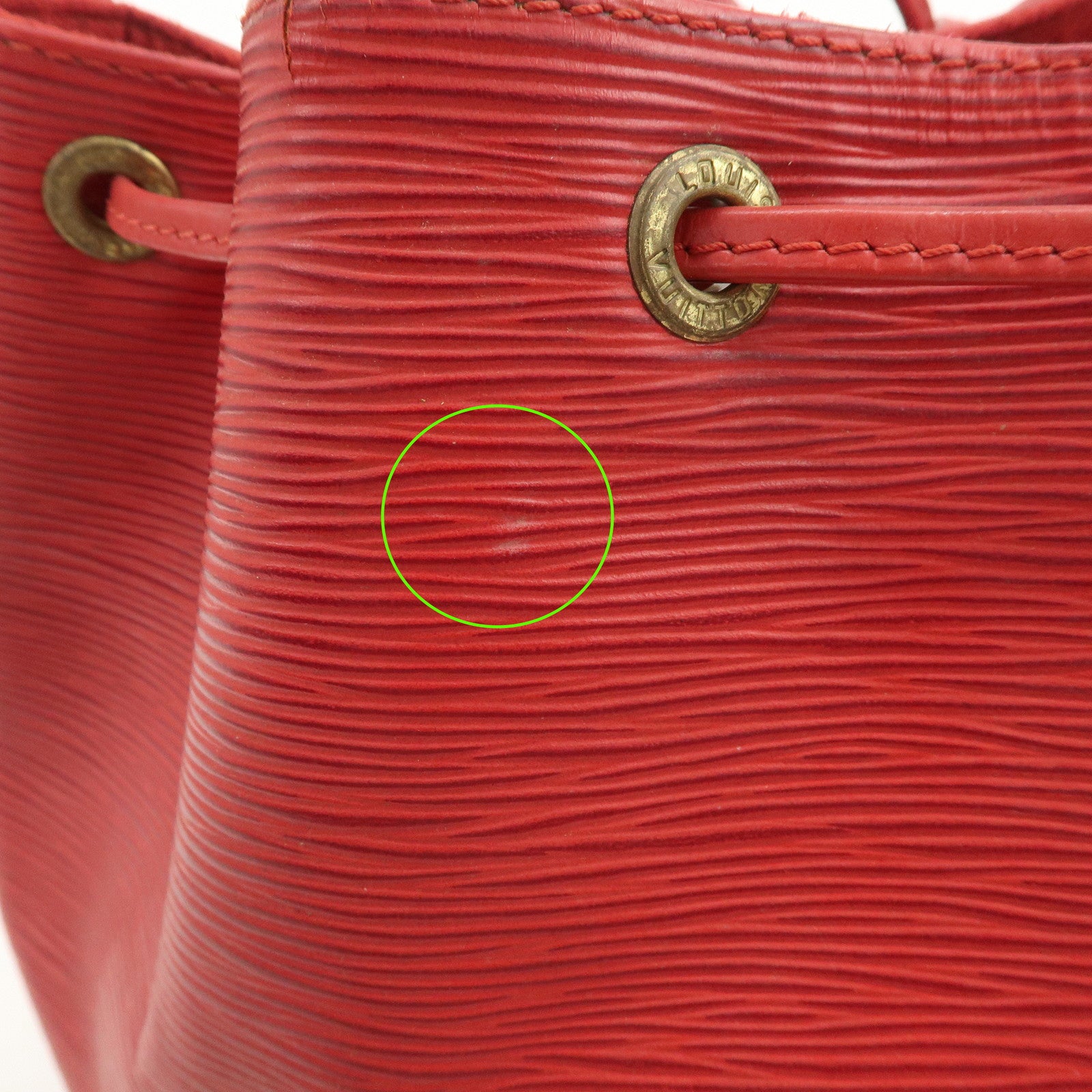 Louis Vuitton Epi Petit Noe Shoulder Bag Castilian Red M44107