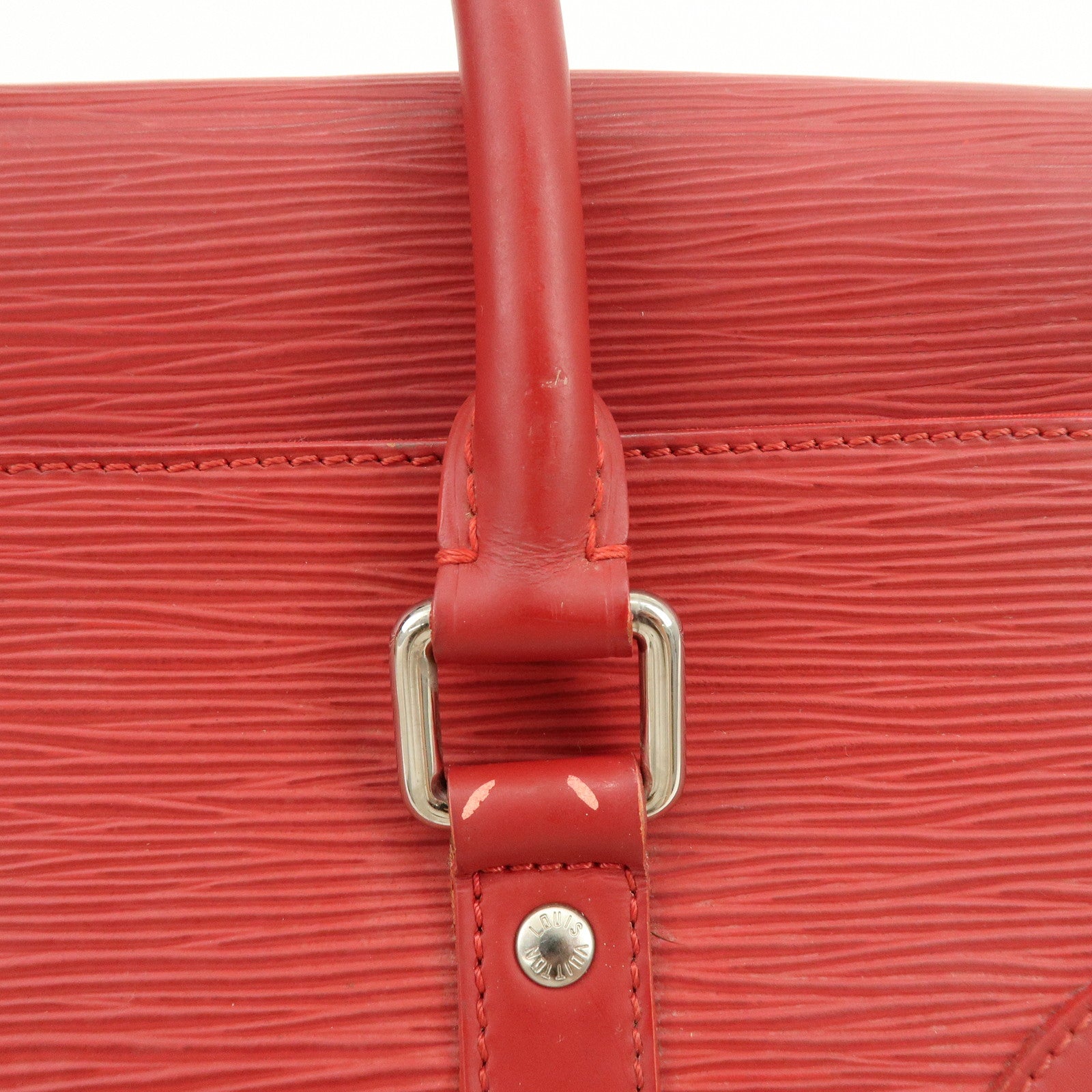 Louis Vuitton Epi Leather Segur PM Hand Bag Rouge M5882E