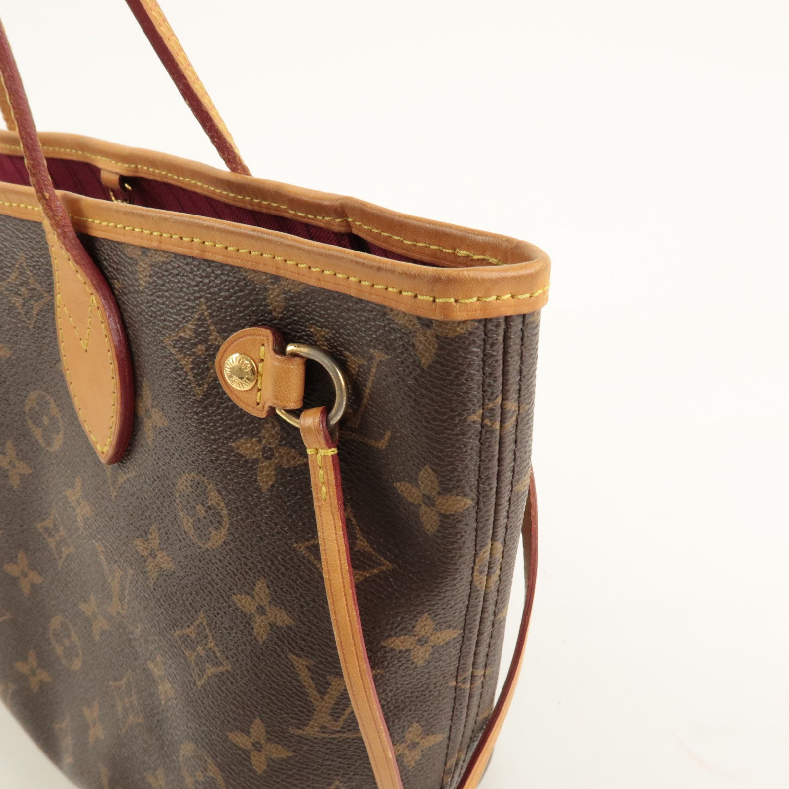 Louis Vuitton Monogram Neverfull PM Tote Bag Brown M41245 Used