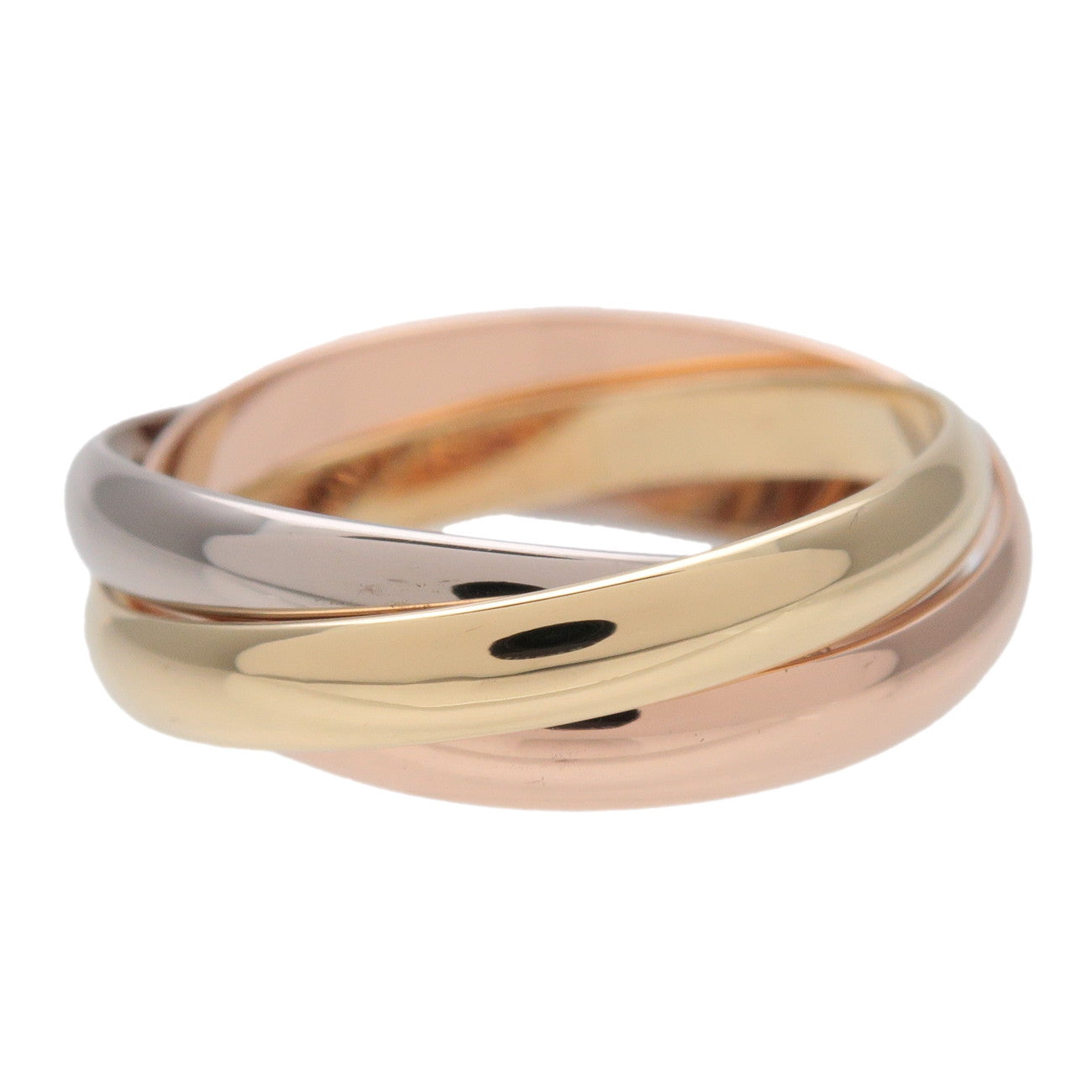 Cartier Trinity Ring SM K18 750YG/PG/WG #52 US6 EU52 HK13.5