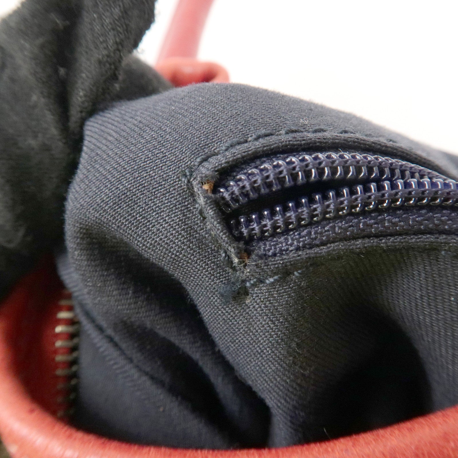 GUCCI Abbey GG Canvas Leather Shoulder Bag Hand Bag Beige Red 130738 Used