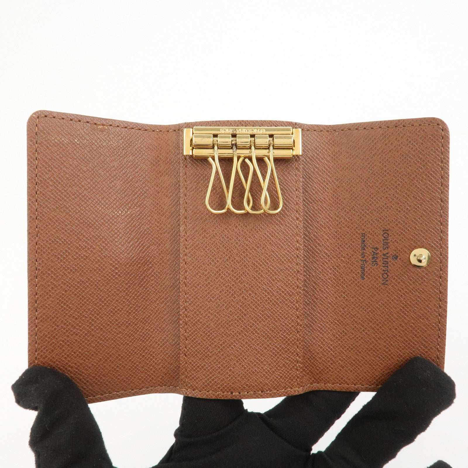 Louis Vuitton Monogram Multicles 4 Key Case Key Holder M6263
