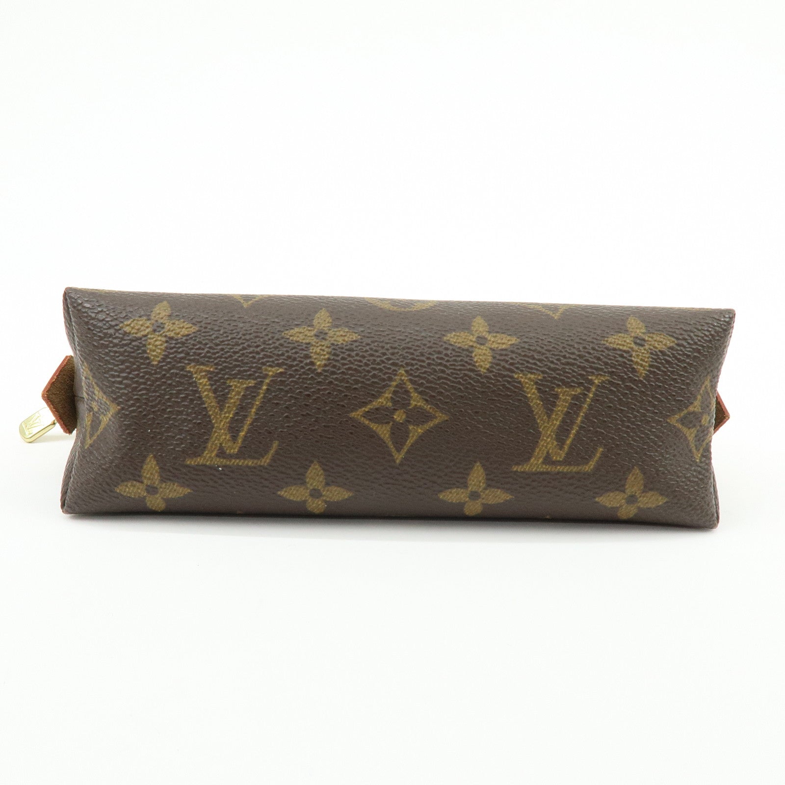 Louis Vuitton Monogram Pochette Cosmetic PM Pouch Brown M47515