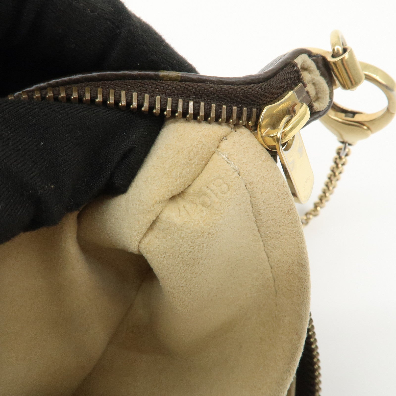 Louis Vuitton Monogram Pochette Milla MM Chain Hand Bag M60094