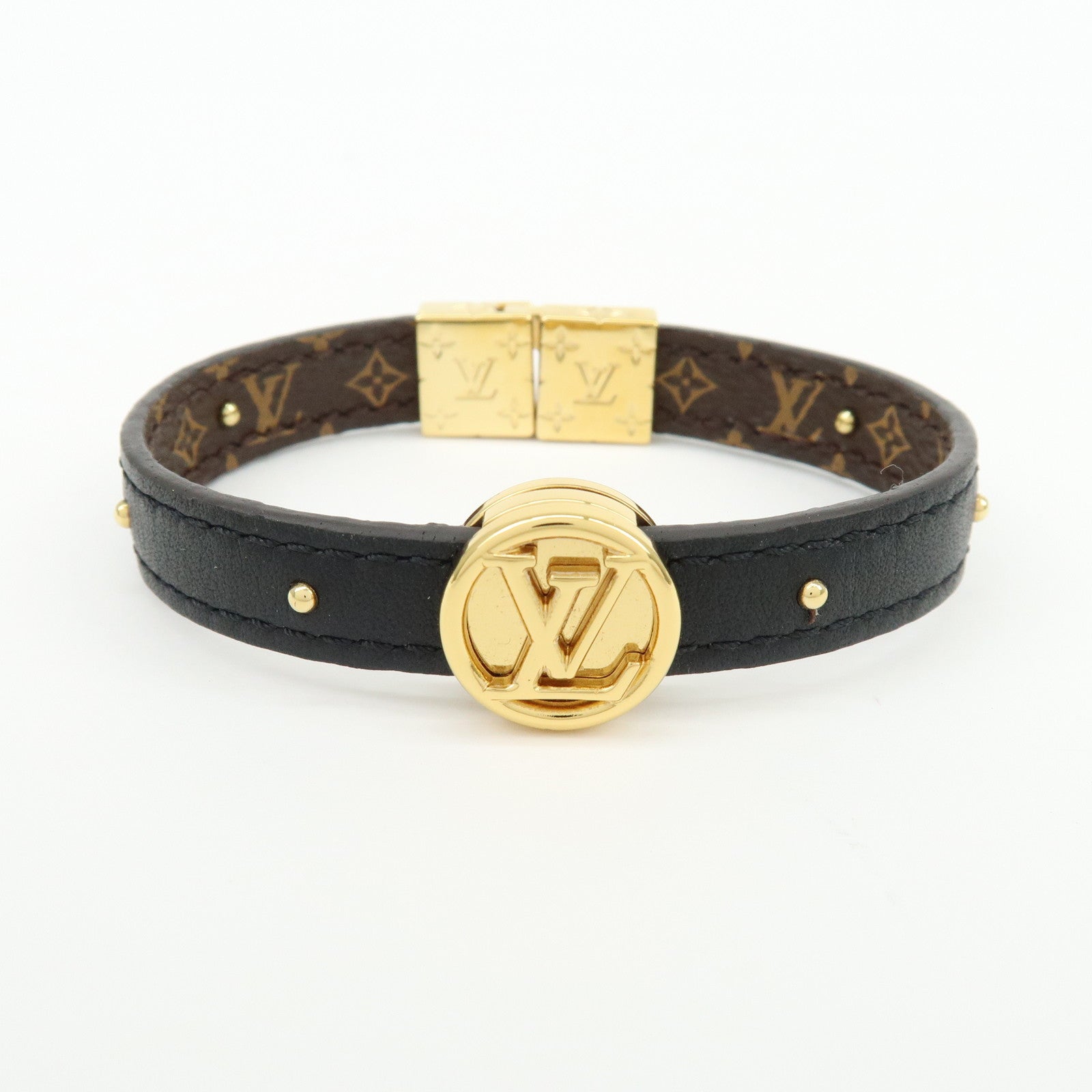 Louis Vuitton Monogram Canvas LV Circle Reversible Bracelet M6173