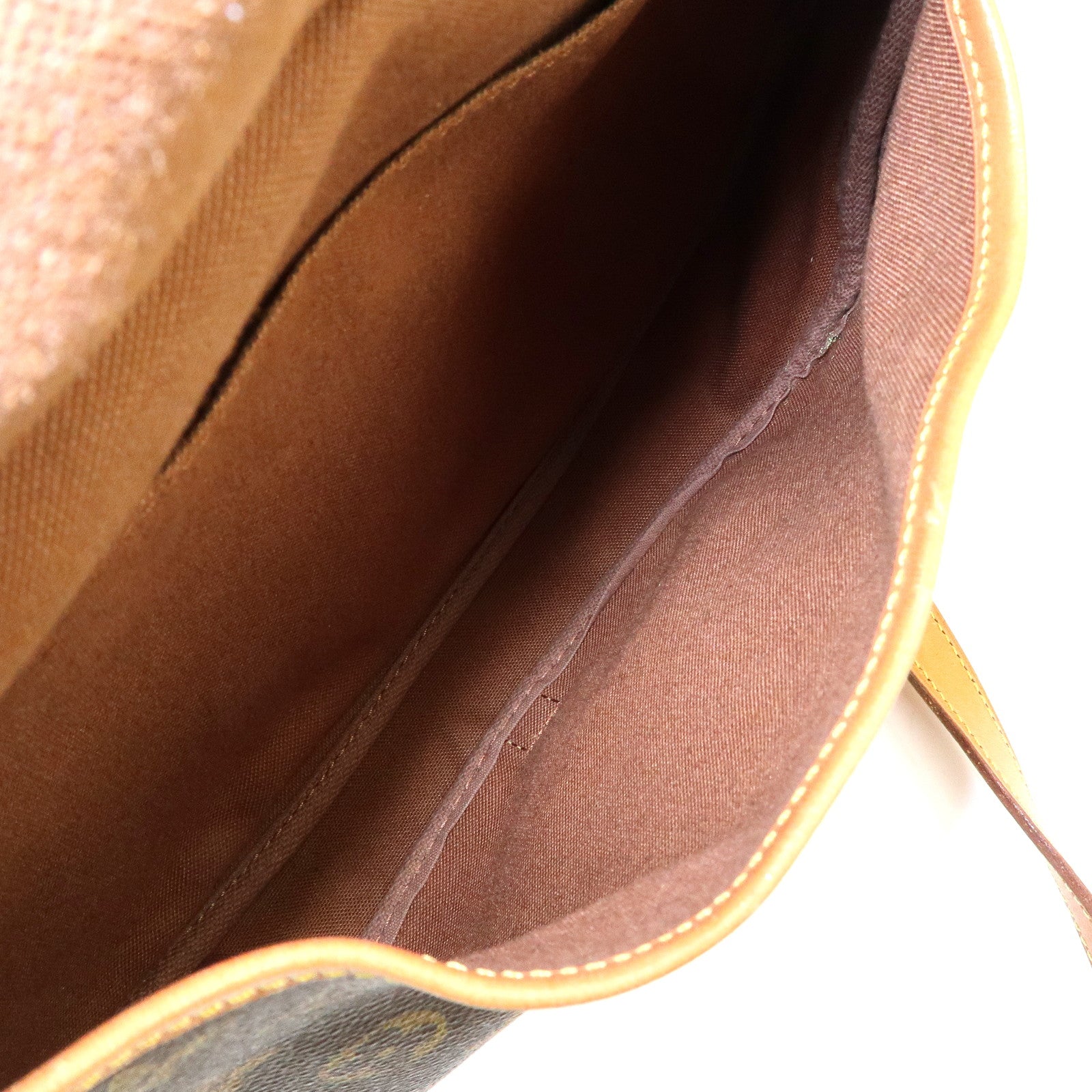Louis Vuitton Monogram Saumur 30 Shoulder Bag Brown M42256 Used