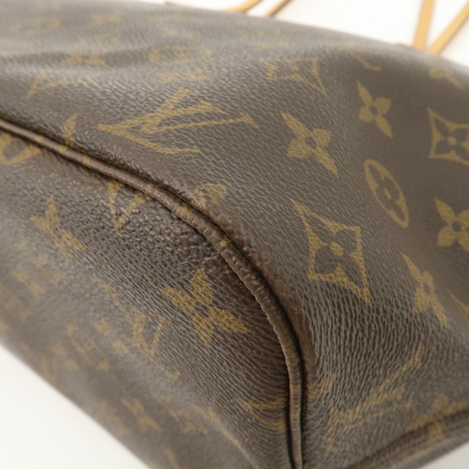 Louis Vuitton Monogram Neverfull MM Tote Bag Shoulder Bag Brown M40156