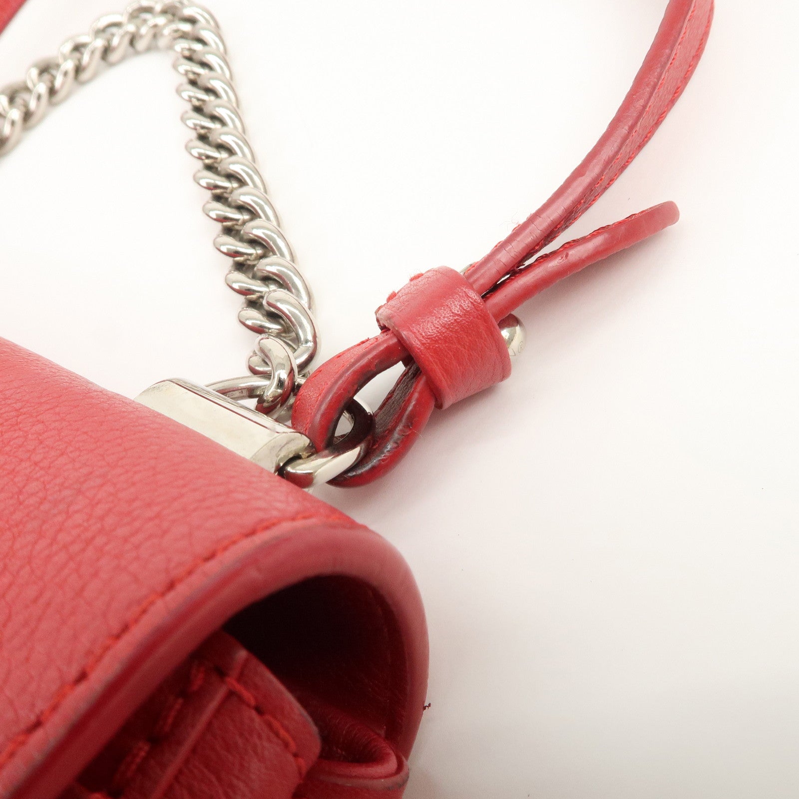 Louis Vuitton Calf Leather My Lockme BB 2Way Hand Bag Ruby M51419