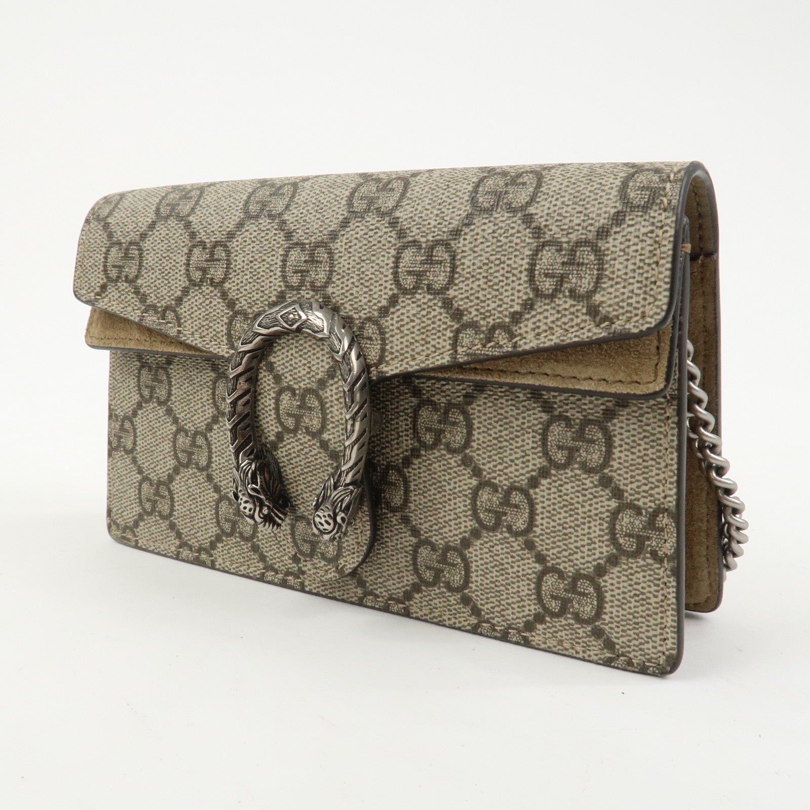 GUCCI Dionysus Super Mini Bag Leather Chain Shoulder Bag 476432