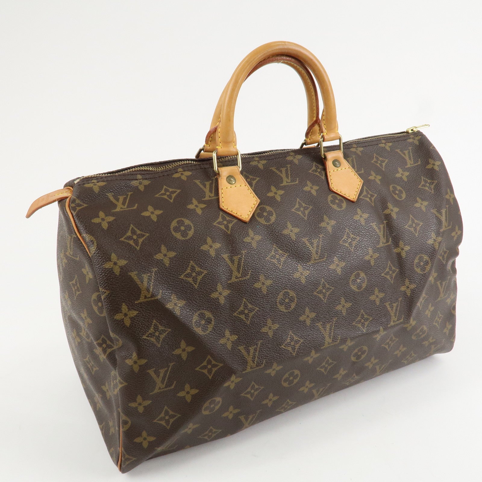 Louis Vuitton Monogram Speedy 40 Hand Bag Boston Bag M41522 Used