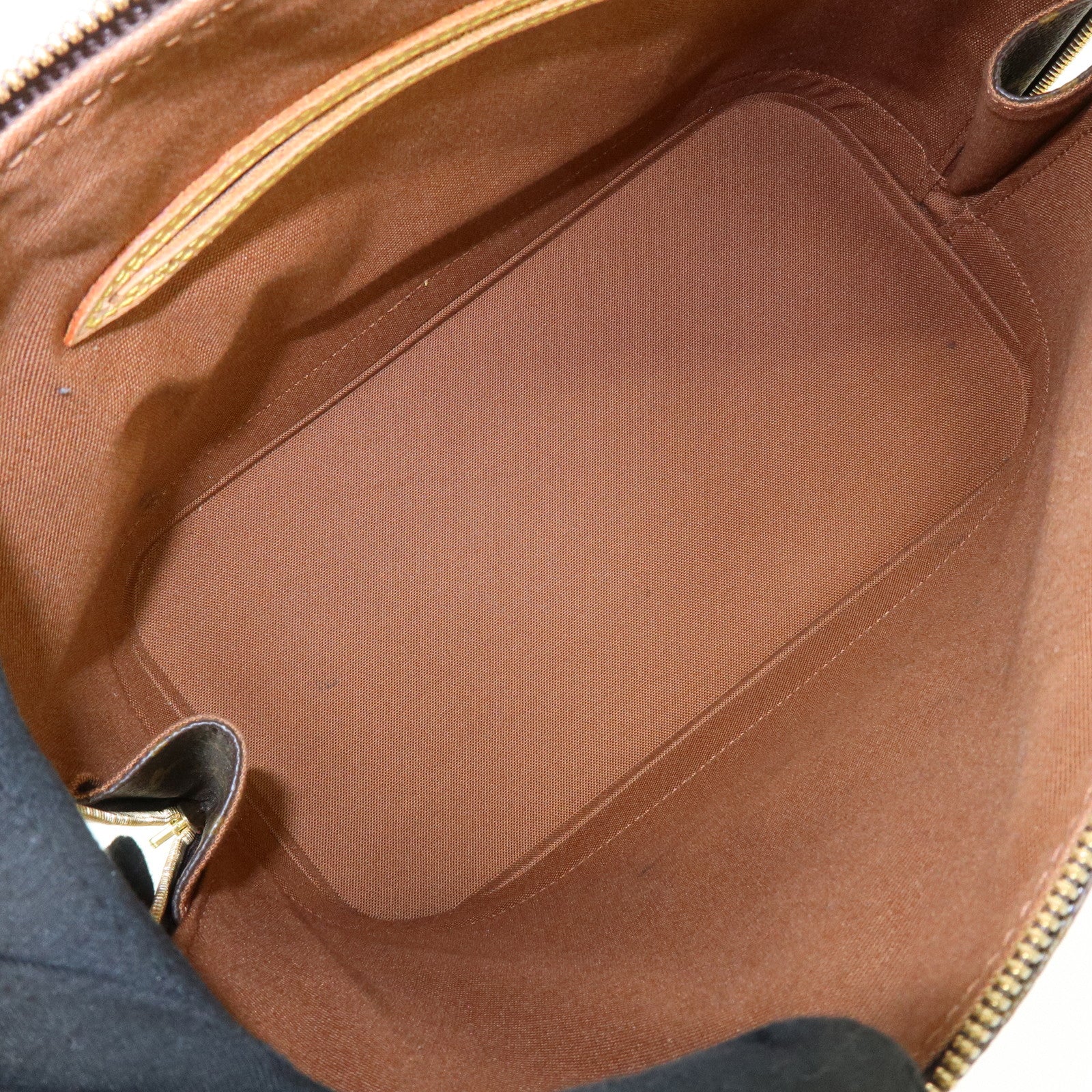 Louis Vuitton Monogram Alma Hand Bag Brown M51130