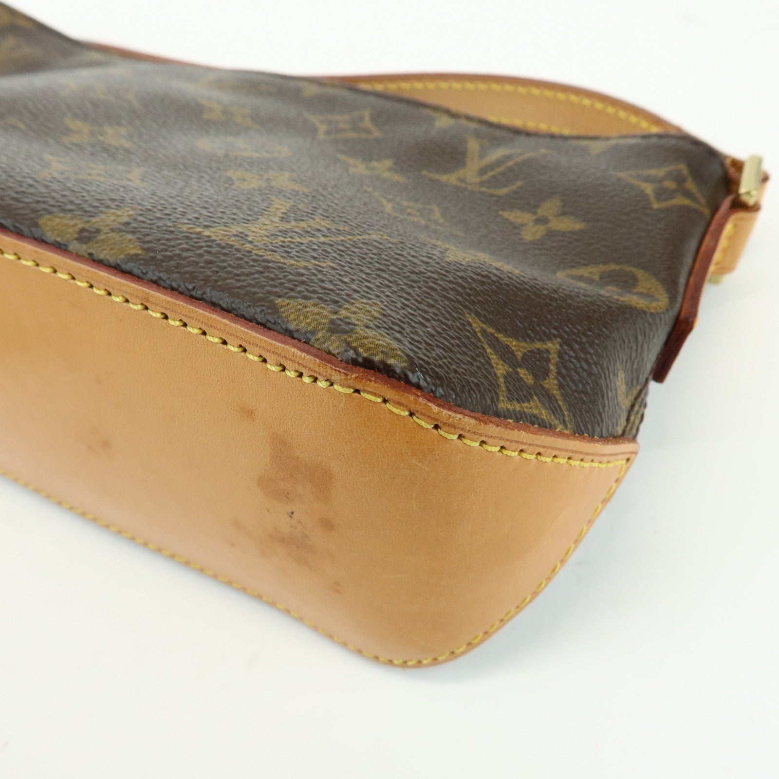 Louis Vuitton Monogram Trotteur Canvas Leather Shoulder Bag M51240