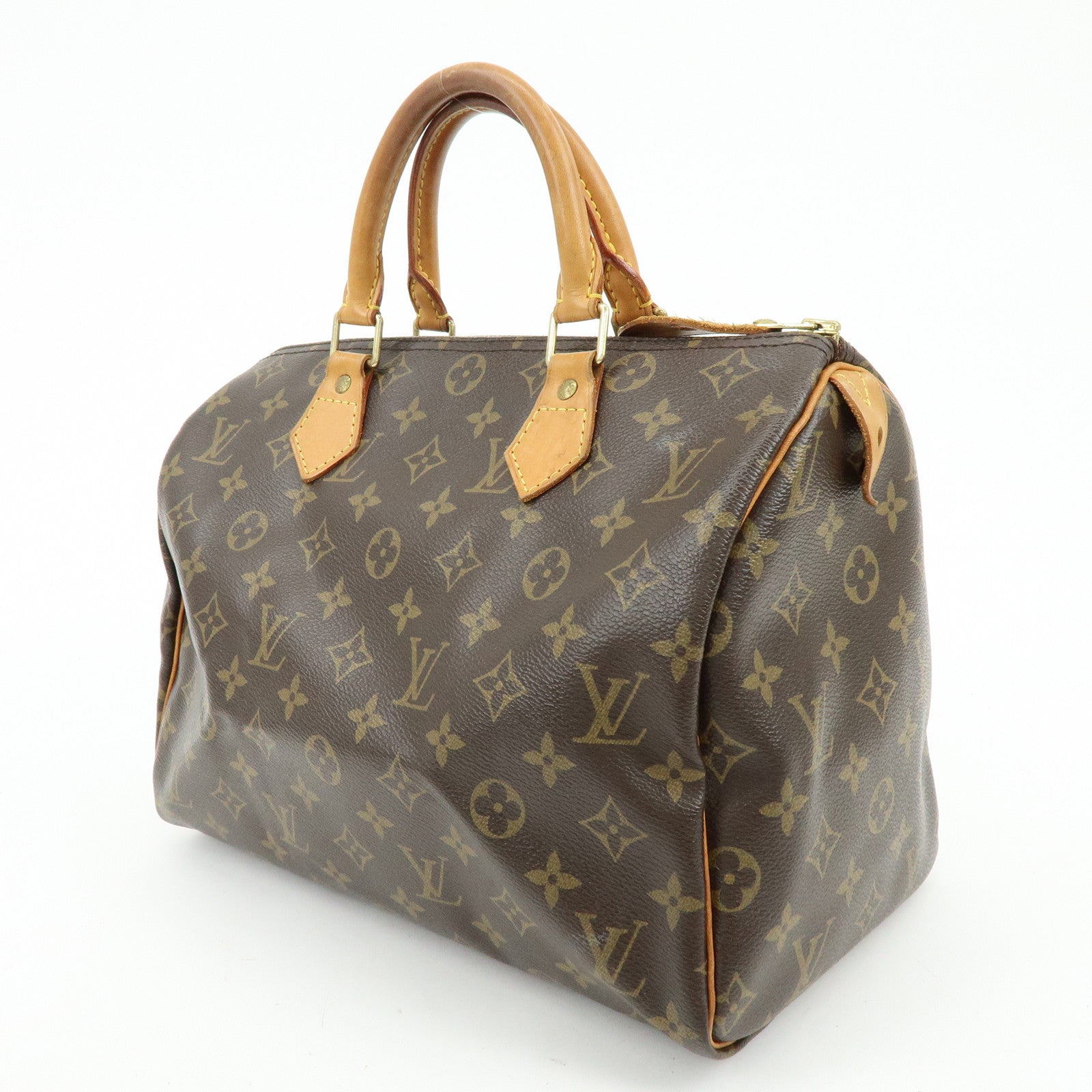 Louis Vuitton Monogram Speedy 30 Boston Bag Hand Bag Brown M41526