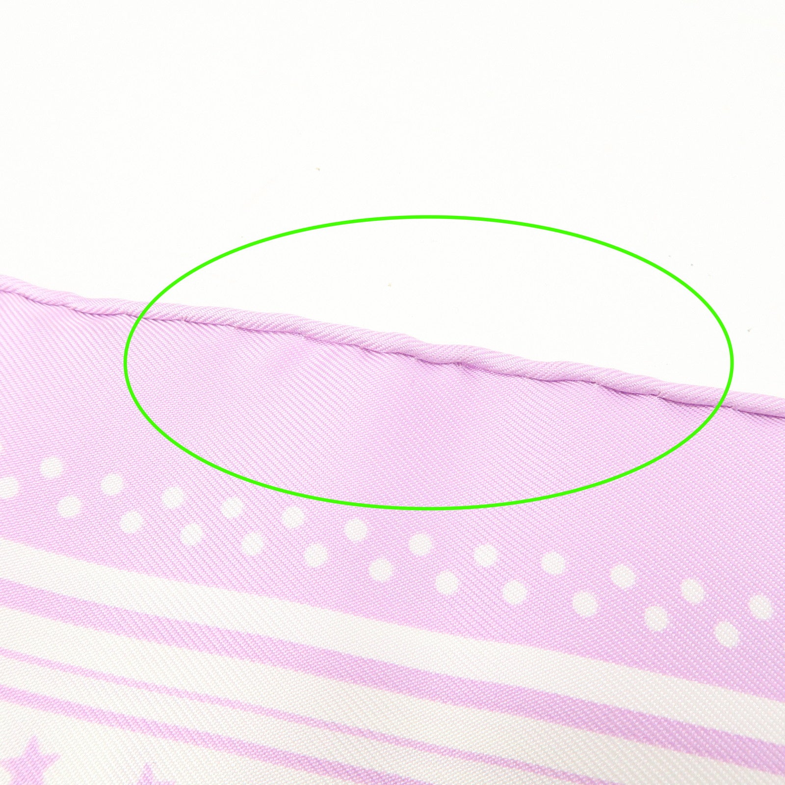 HERMES Carre 55 Silk 100% Scarf SANGLEA EN ZIGZAG Purple White