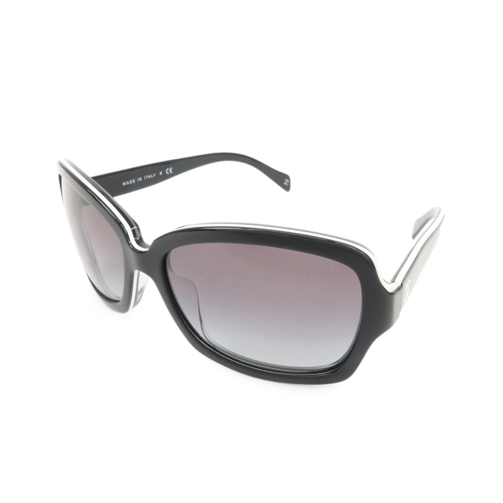 CHANEL COCO Mark Sunglasses Black 5143-A c.1138/3C 58□15 135