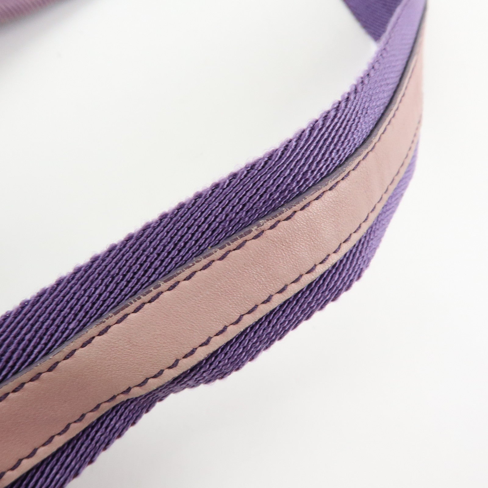 SAINT LAURENT PARIS Kahala Cassandra Canvas Tote Bag Purple 121631