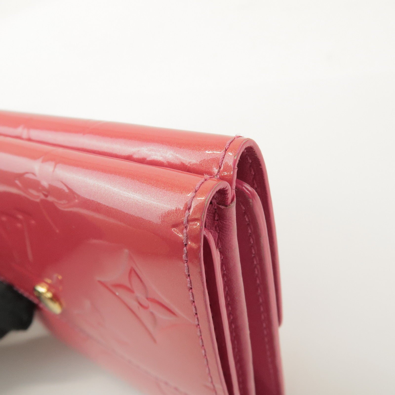 Louis Vuitton Vernis Porte Monnaie Billets Cartes Crédit M9139F