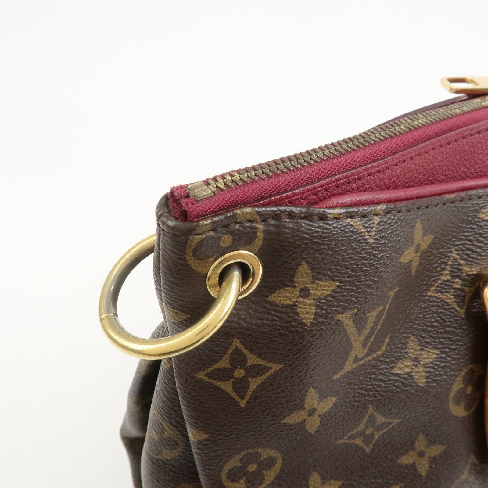 Louis Vuitton Monogram Pallas 2Way Hand Bag Aurore M40906