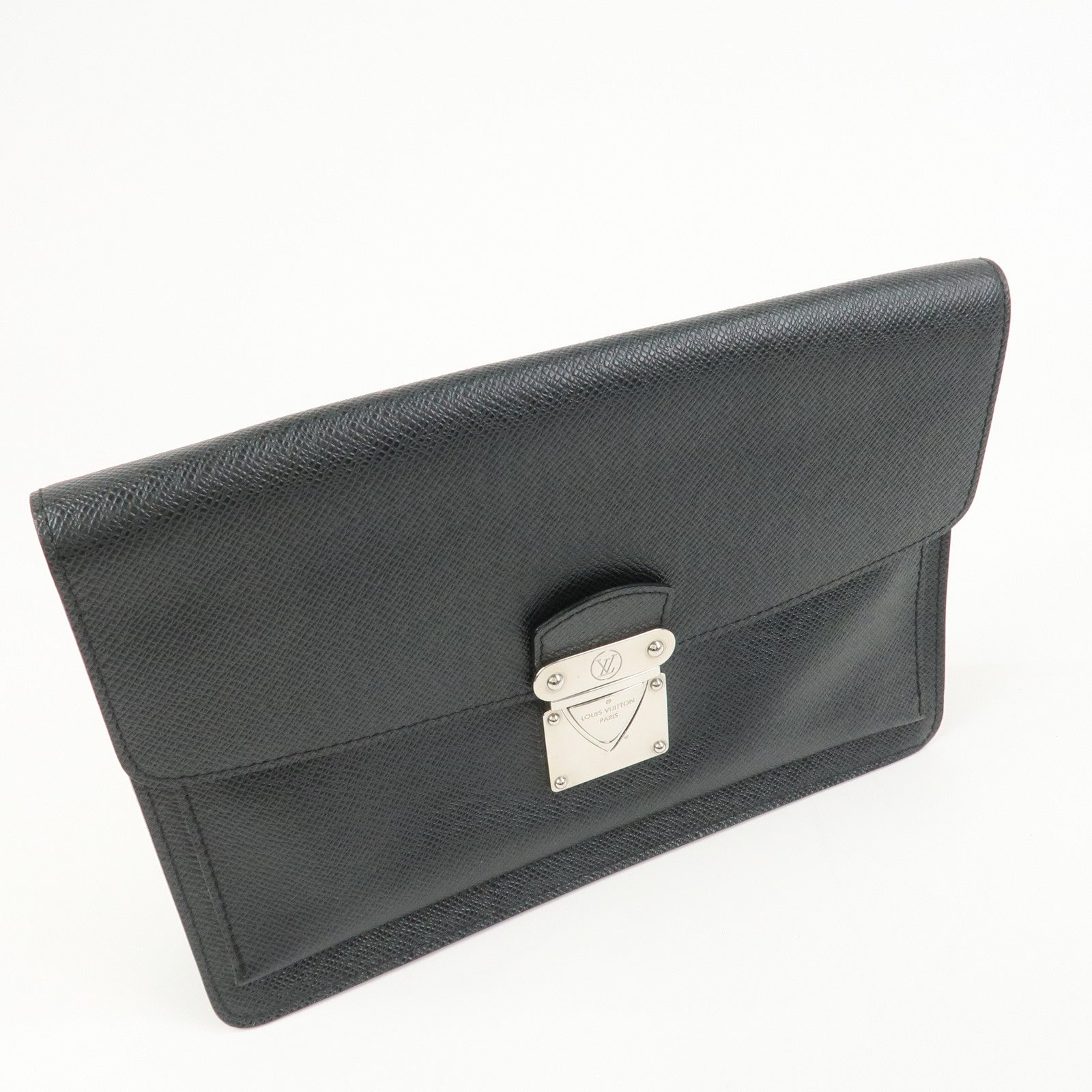 Louis Vuitton Taiga Veraiya Clutch Bag Ardoise M32592