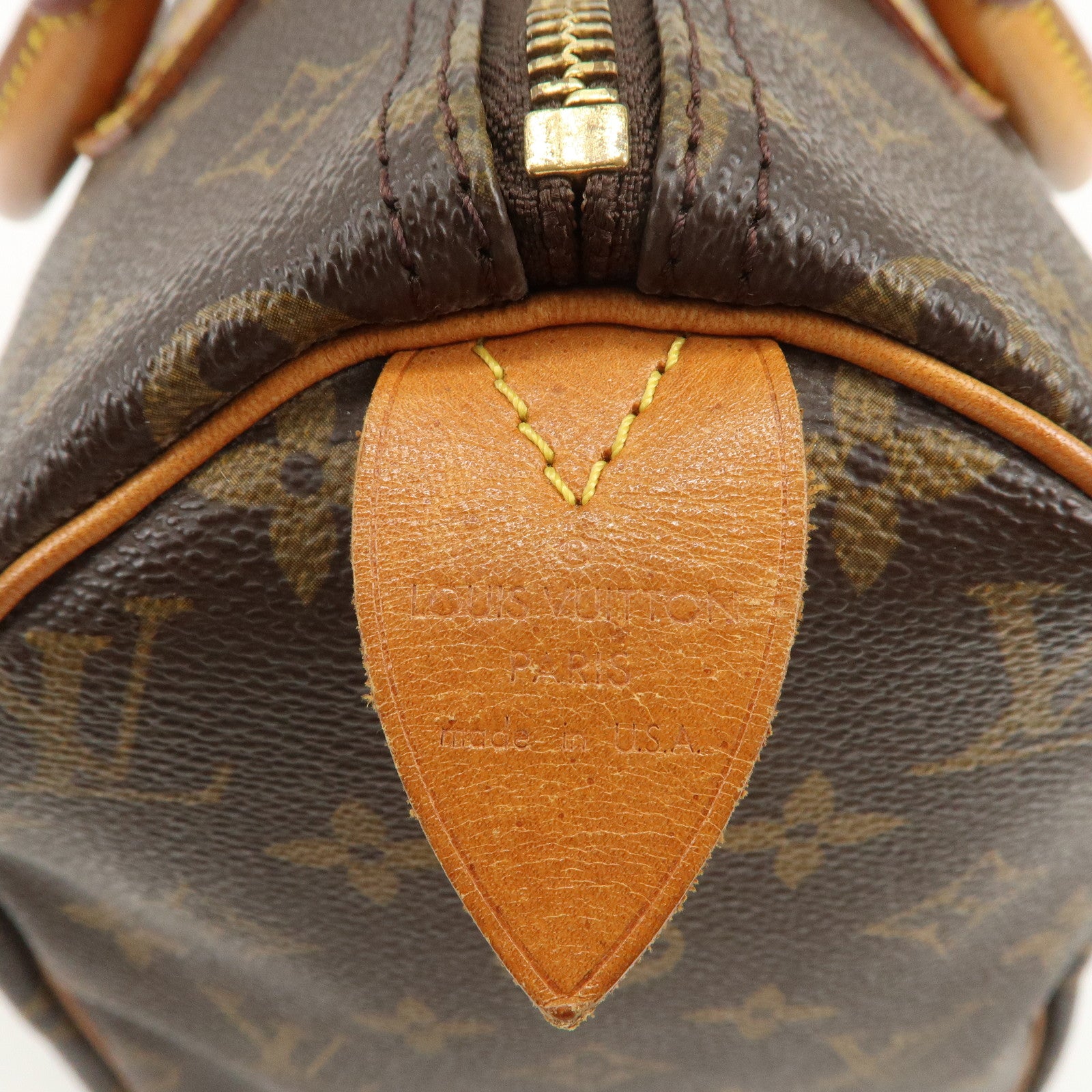 Louis Vuitton Monogram Speedy 30 Boston Bag Hand Bag Brown M41526