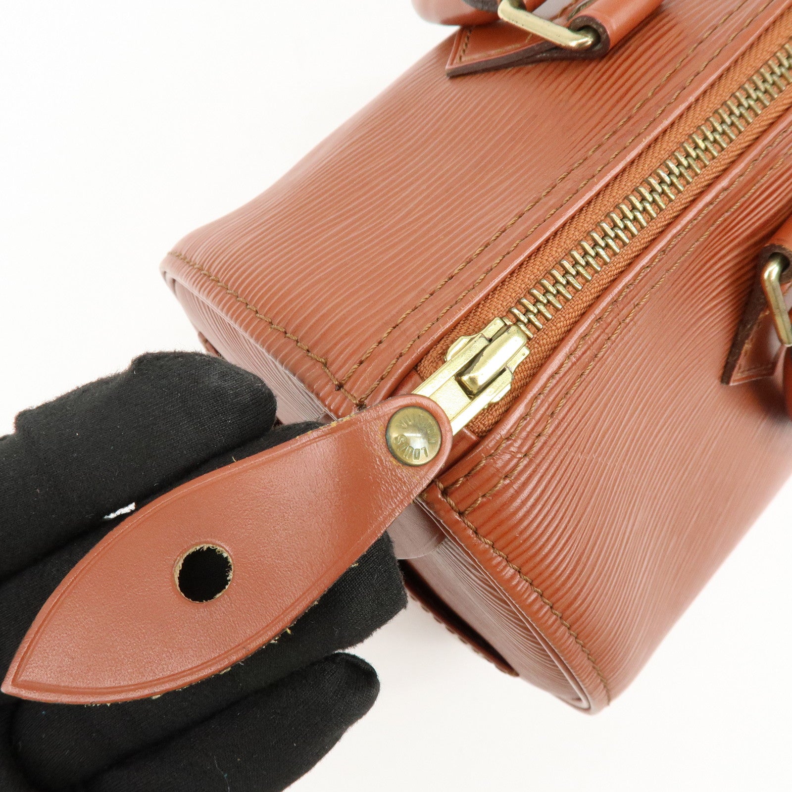 Louis Vuitton Epi Speedy 25 Hand Boston Bag Kenya Brown M43013