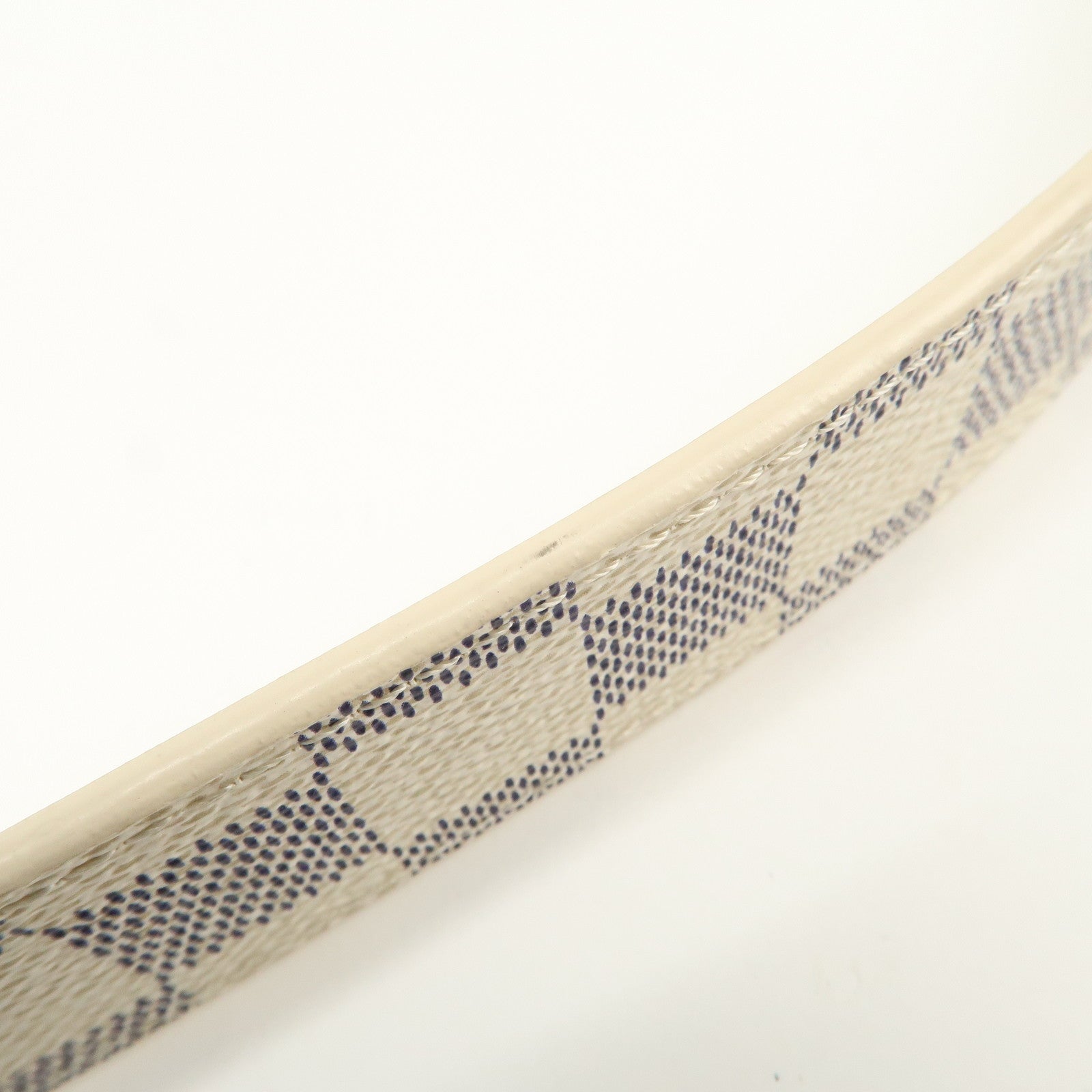 Louis Vuitton Damier Azur Ceinture Canvas Belt 85/34 M9678