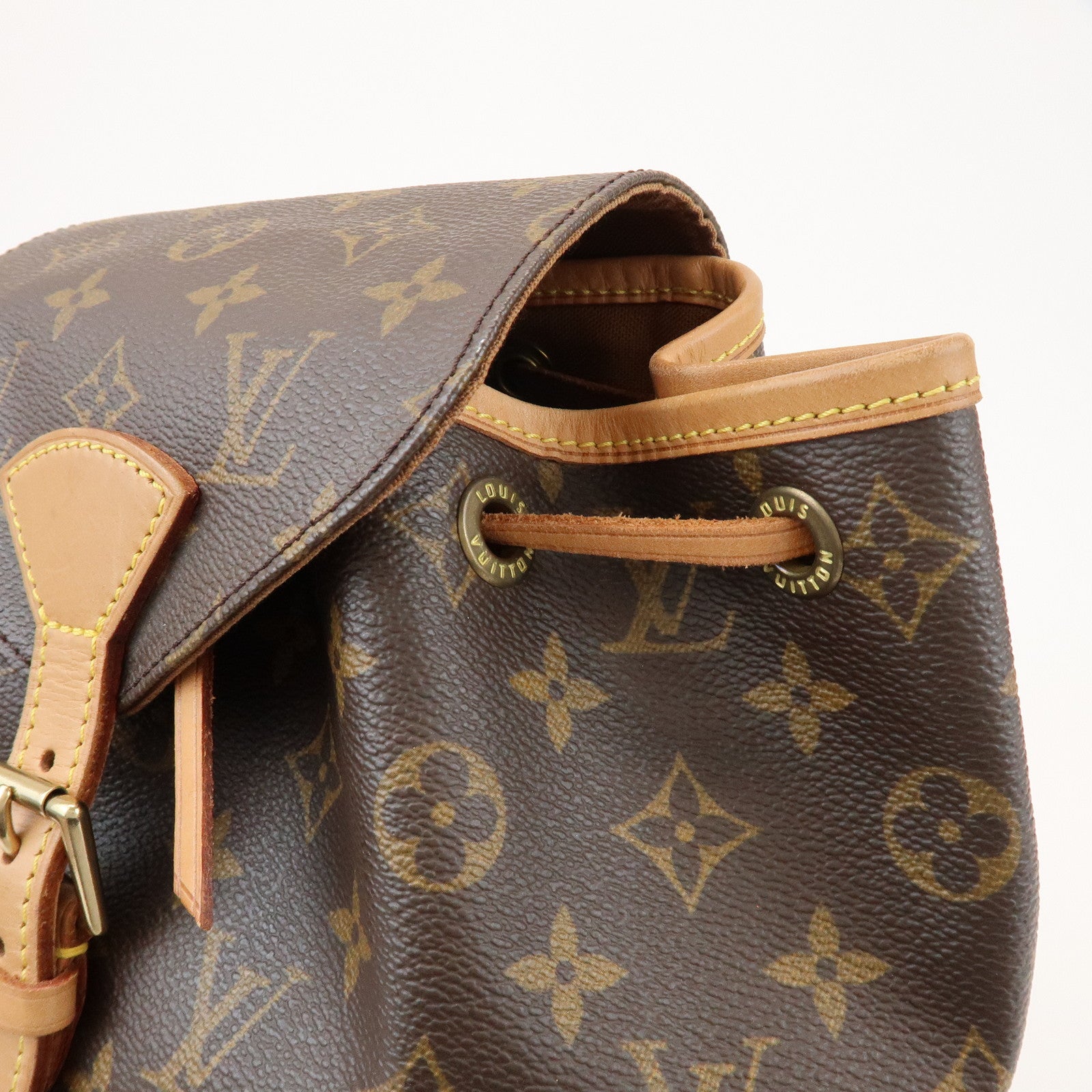 Louis Vuitton Monogram Montsouris MM Backpack Brown M51136