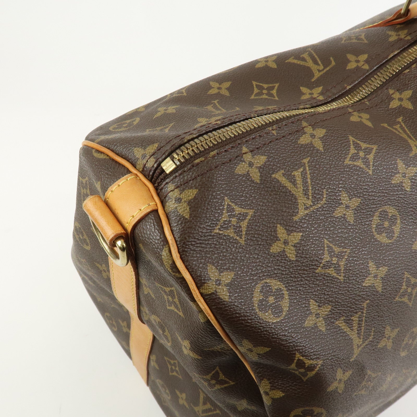 Louis Vuitton Monogram Keep All 60 Boston Bag Brown M41422