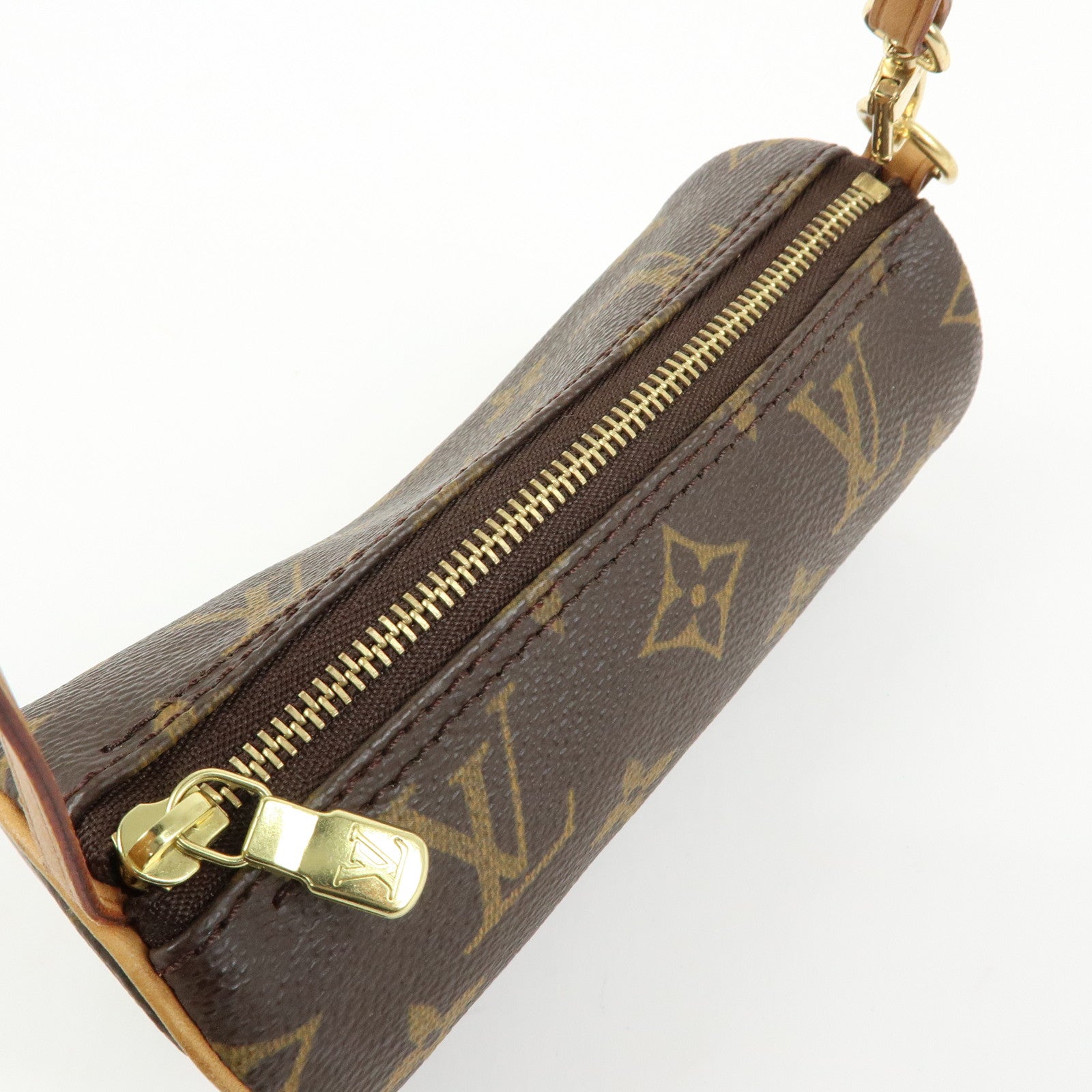 Louis Vuitton Monogram Canvas Leather Mini Pouch for Papillon Bag