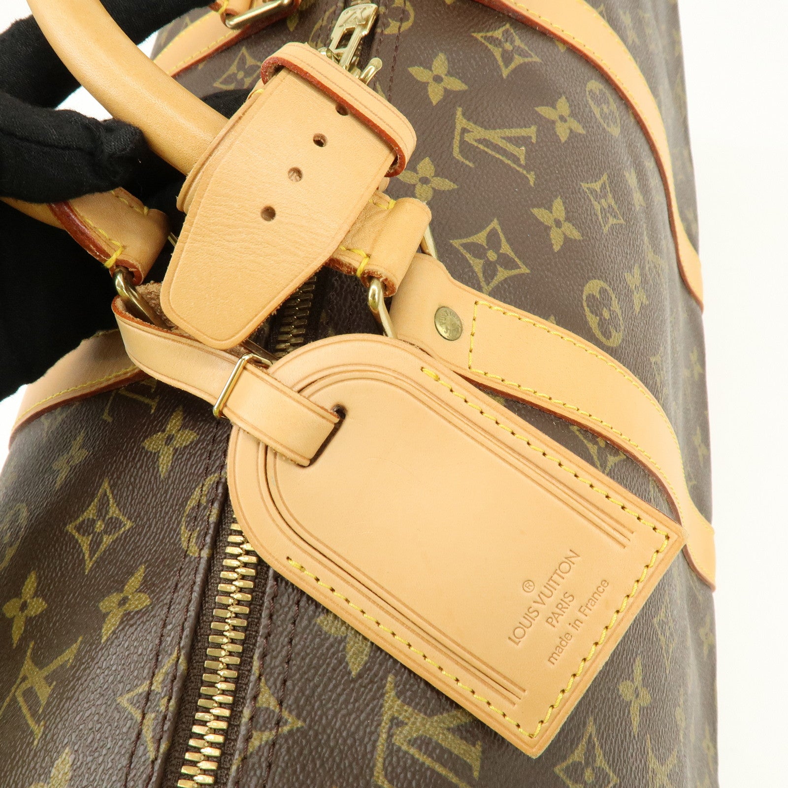 Louis Vuitton Monogram Keep All Bandouliere 55 Boston Bag M41414