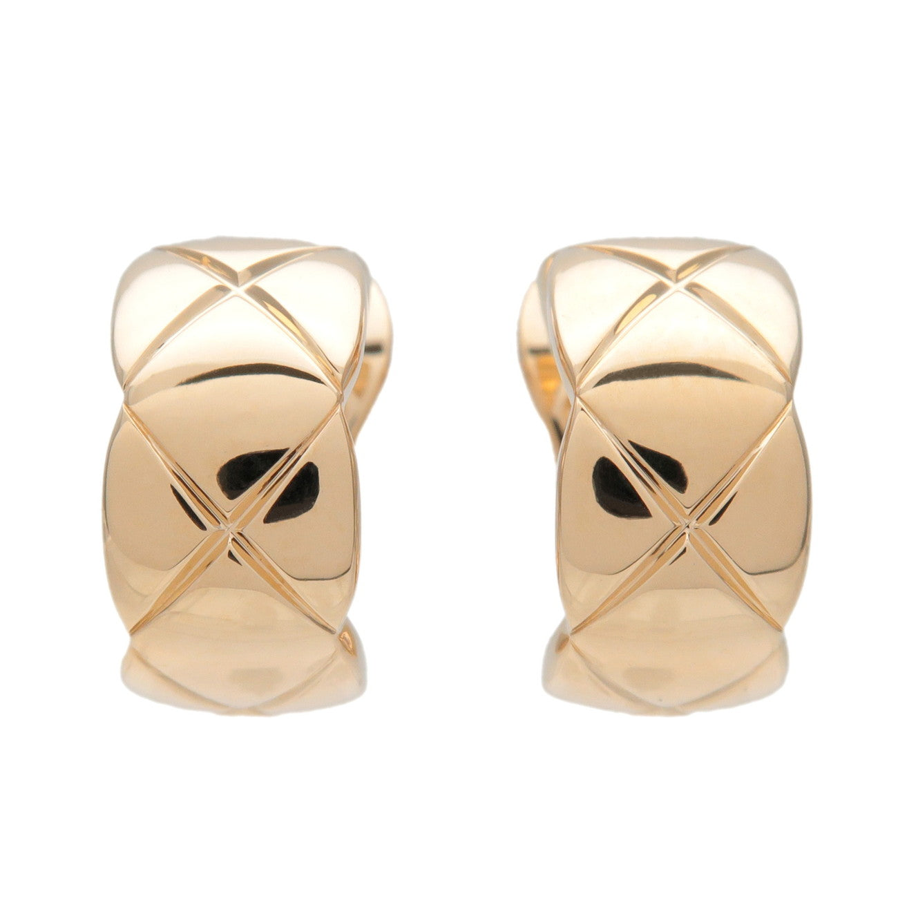 CHANEL COCO Crush Earrings K18 750YG Yellow Gold J11134