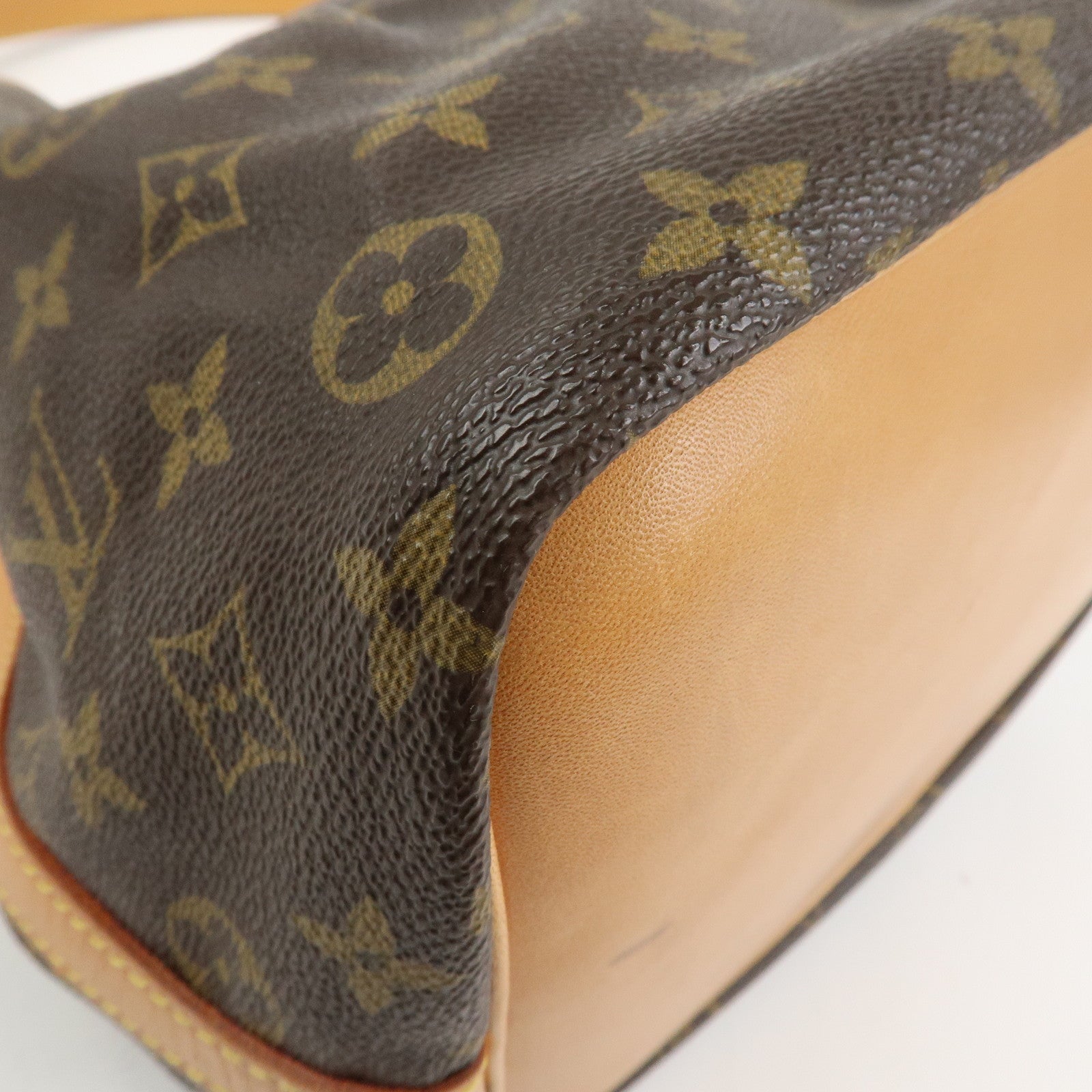 Louis Vuitton Monogram Petit Noe Shoulder Bag Brown M42226