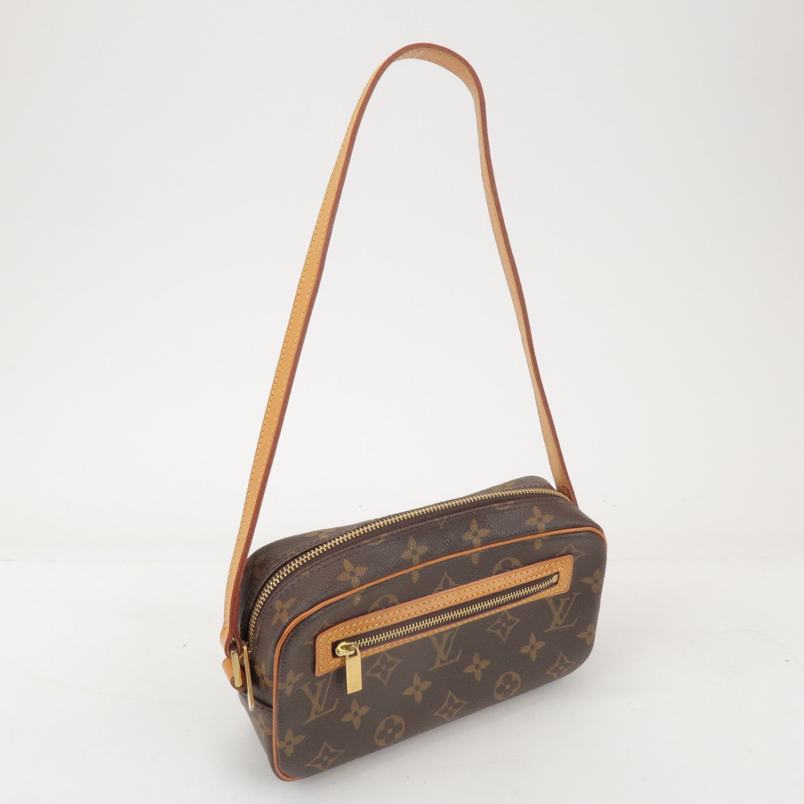 Louis Vuitton Monogram Pochette Cite Shoulder Bag Brown M51183