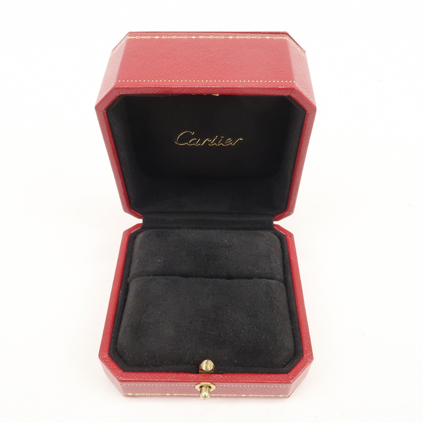 Cartier Set of 5 Jewelry Boxes Ring Boxes Red Gold
