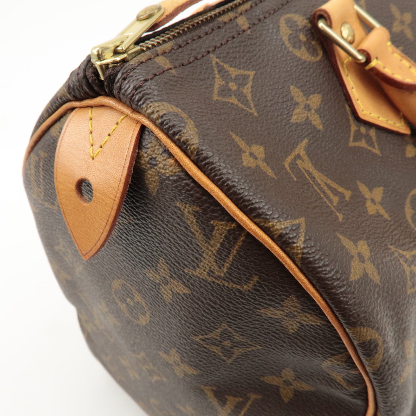 Louis Vuitton Monogram Speedy 30 Hand Bag Boston Bag M41526 Used