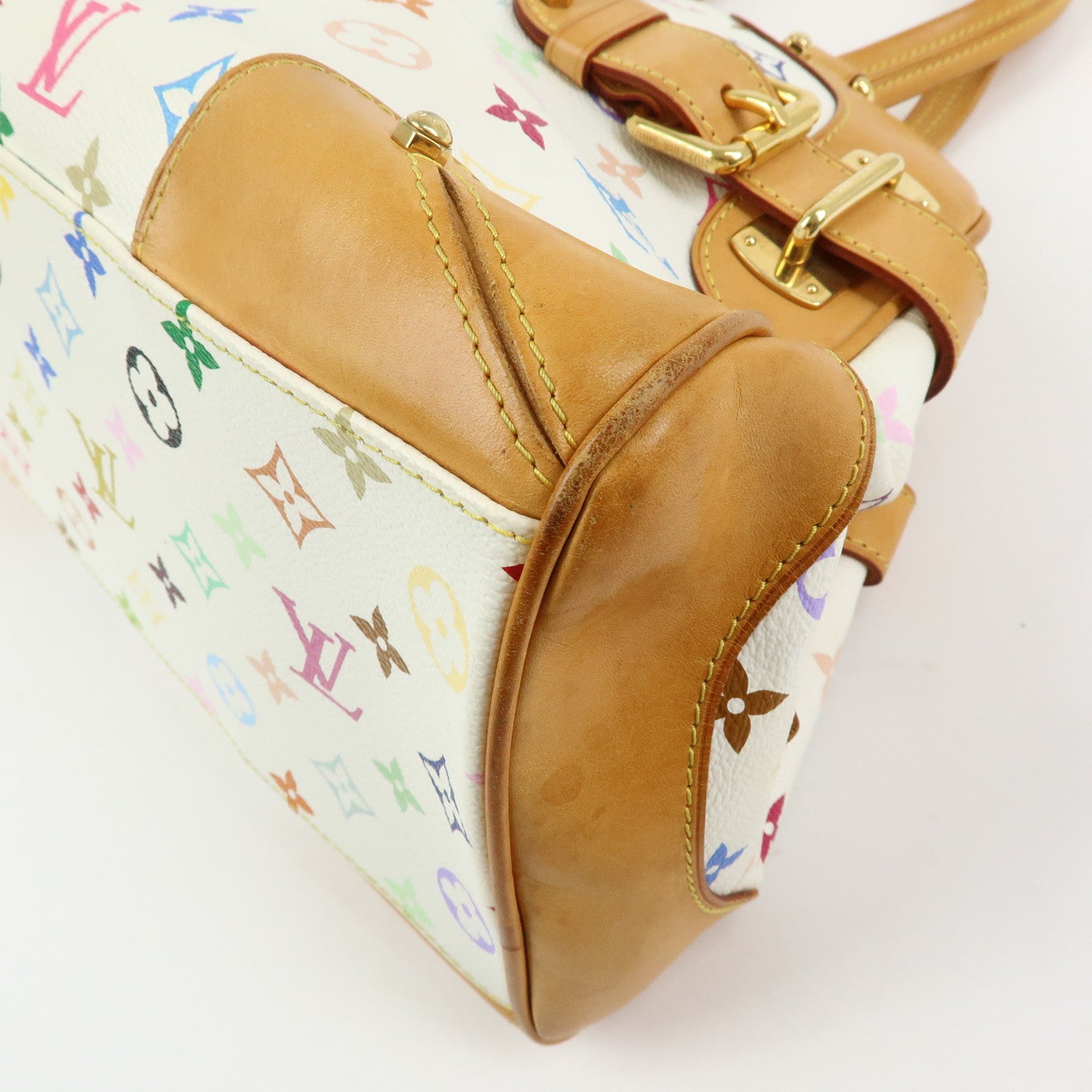 Louis Vuitton Monogram Multicolor Claudia Hand Bag Blanc M40193