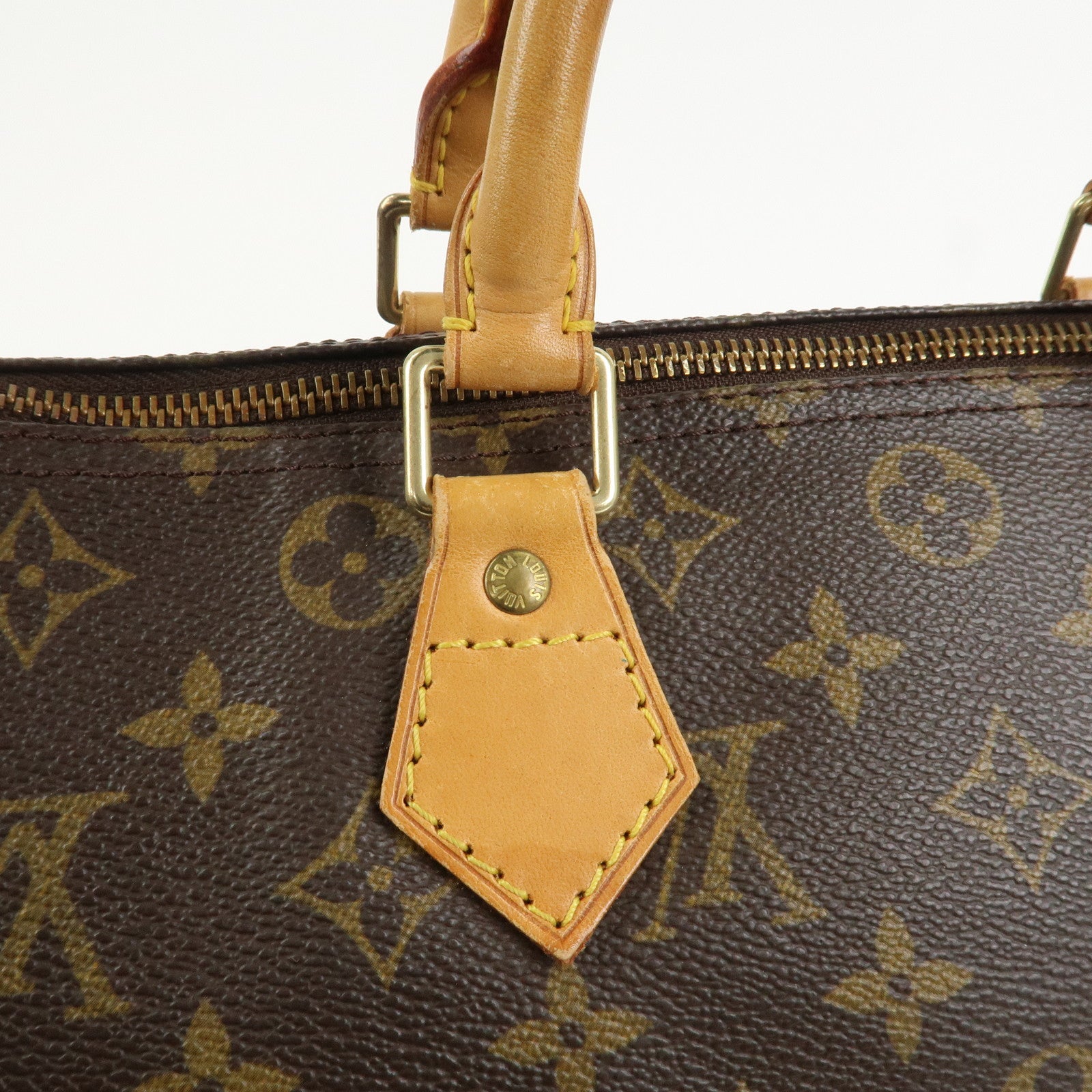 Louis Vuitton Monogram Speedy 30 Boston Bag Hand Bag Brown M41526